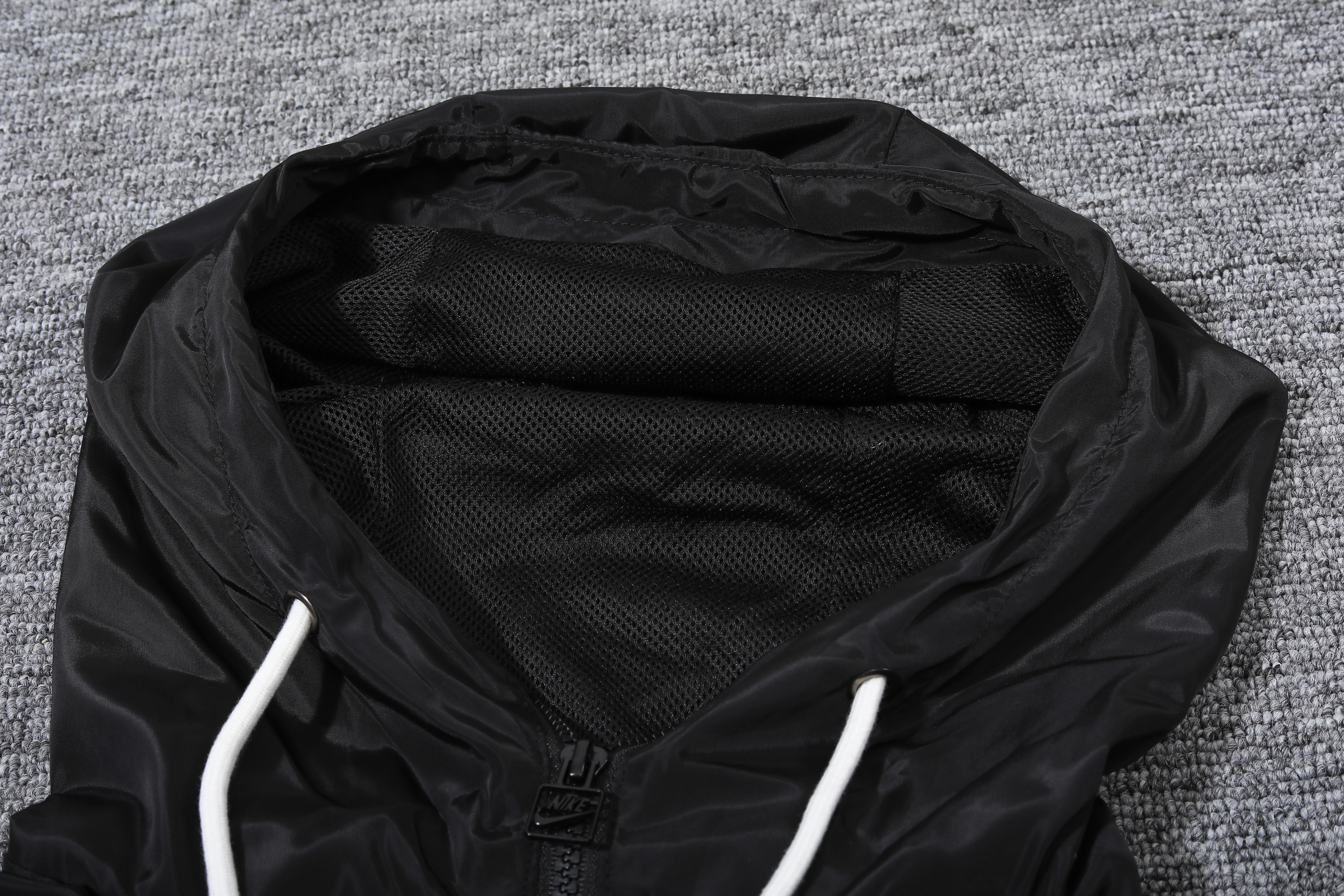 2023 PSG Player Hooded Windbreaker S-XXL/2023巴黎黑色球员版防风衣