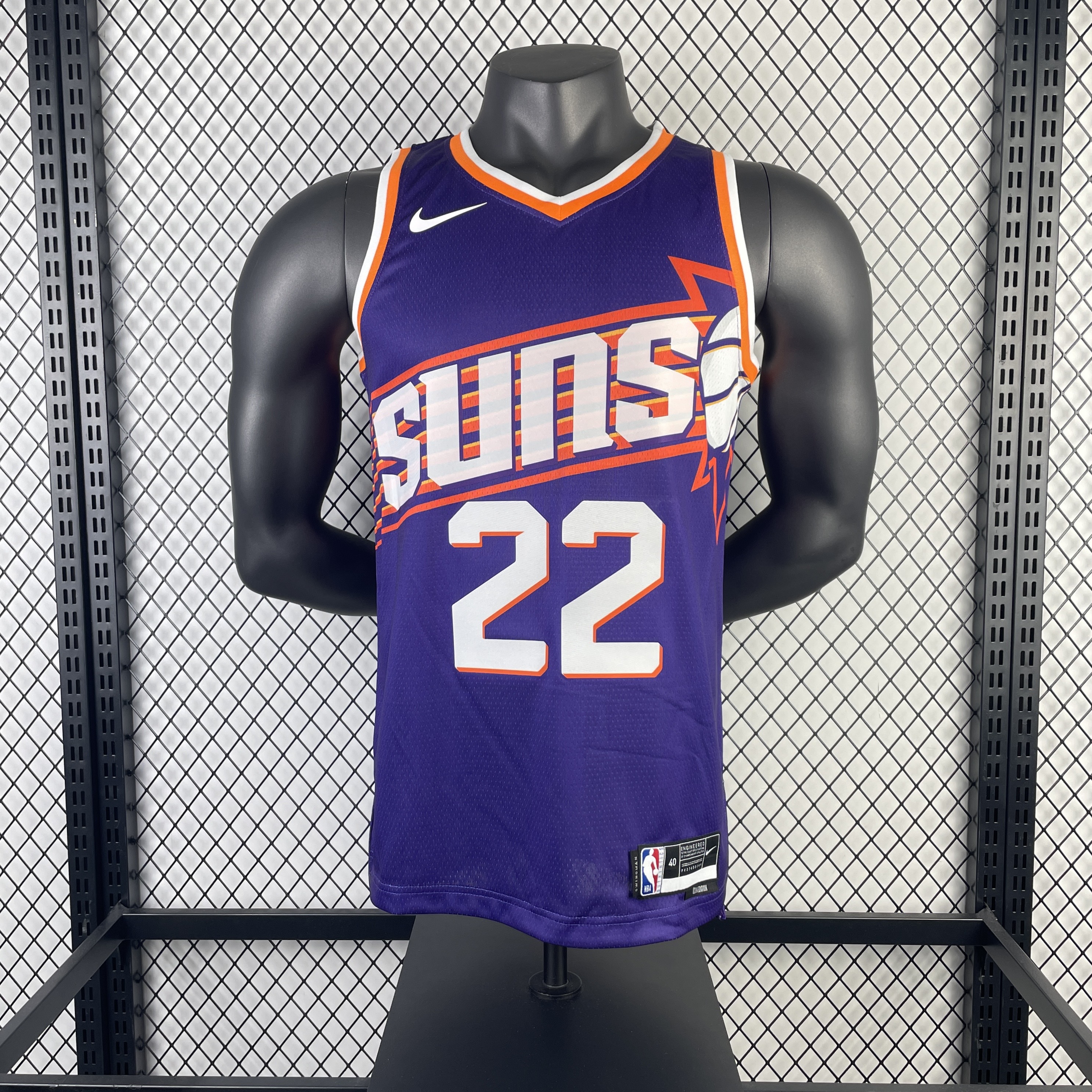 2024 Phoenix Suns Away NBA Jersey/24赛季太阳队客场紫色