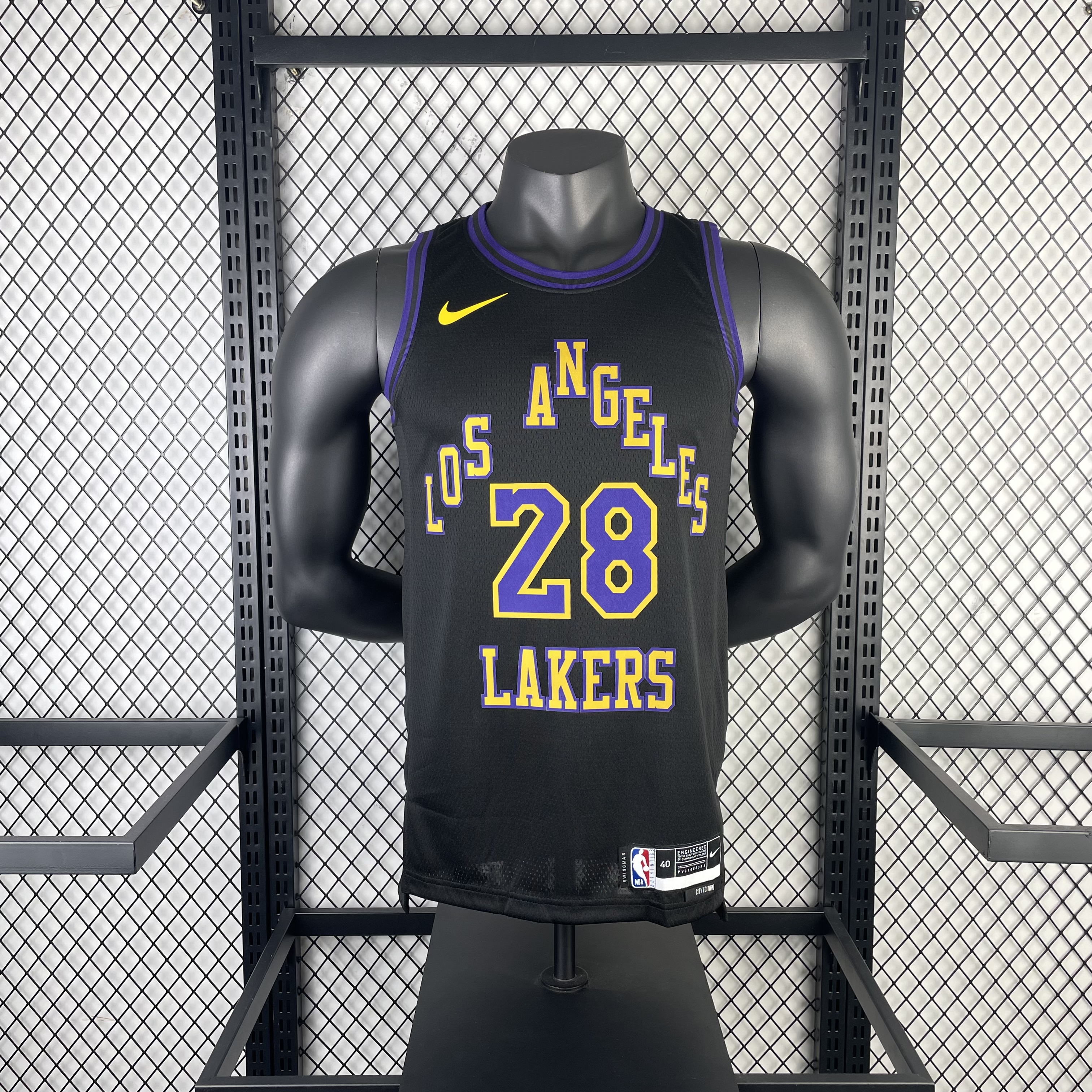 2024 Los Angeles Lakers City Edition NBA Jersey/24赛季湖人队城市版