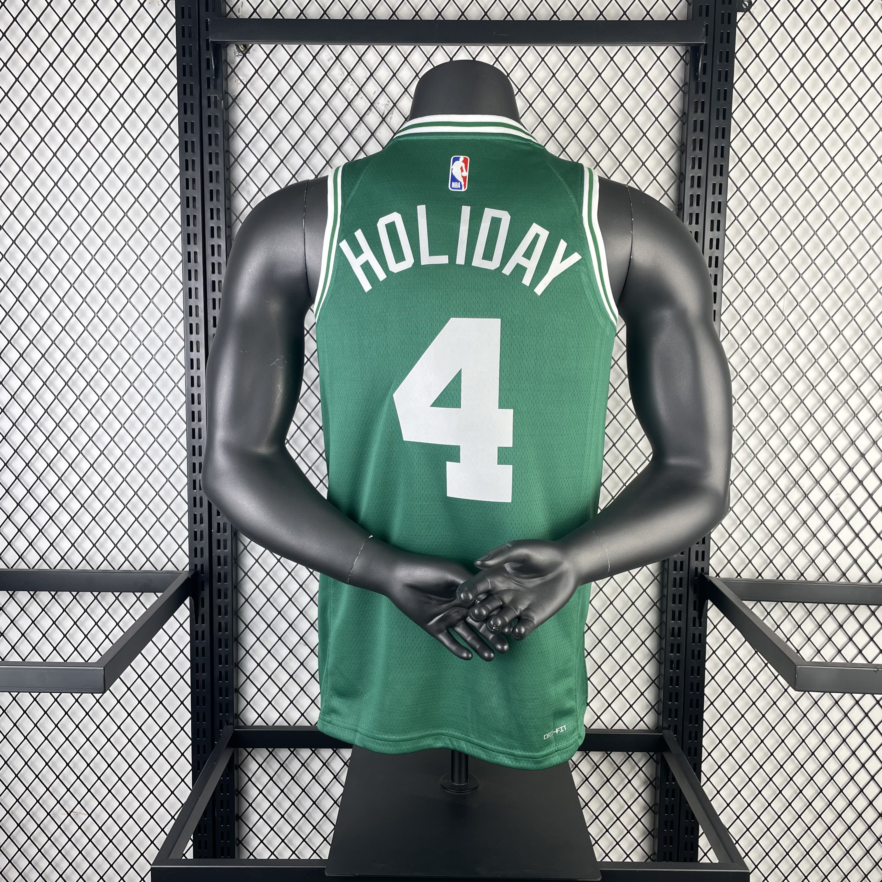 2023 Boston Celtics Away 4# HOLIDAY NBA Jersey/23赛季凯尔特人客场绿色4号霍乐迪