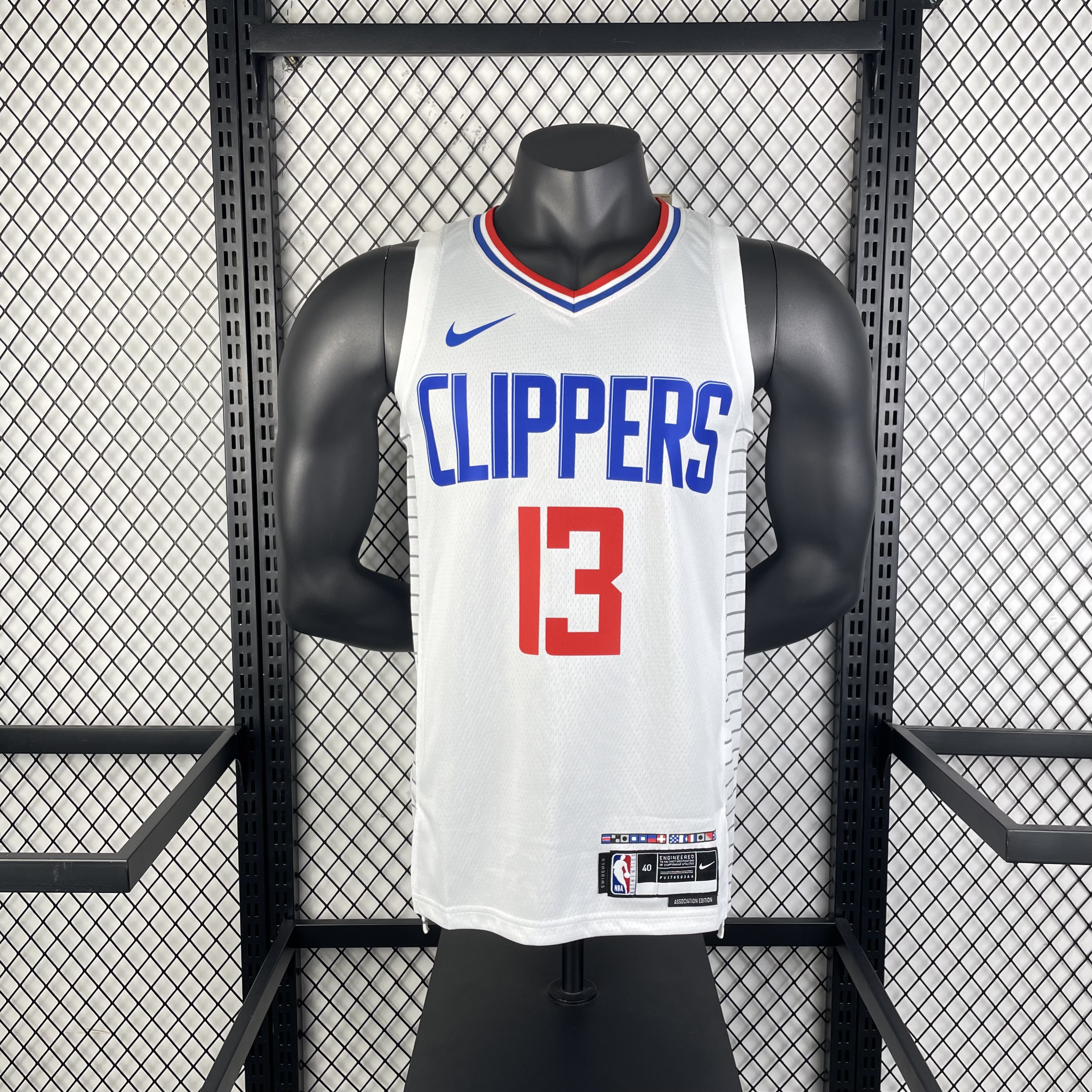 2023 Clippers Home NBA Jersey /23赛季快船队主场白色