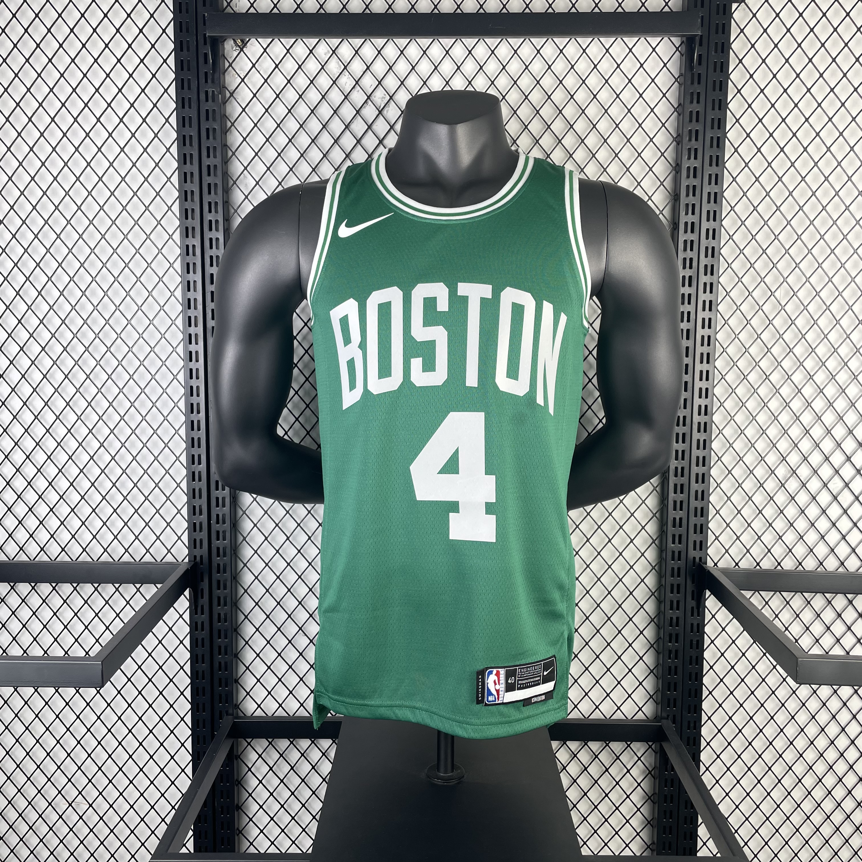 2023 Boston Celtics Away 4# HOLIDAY NBA Jersey/23赛季凯尔特人客场绿色4号霍乐迪