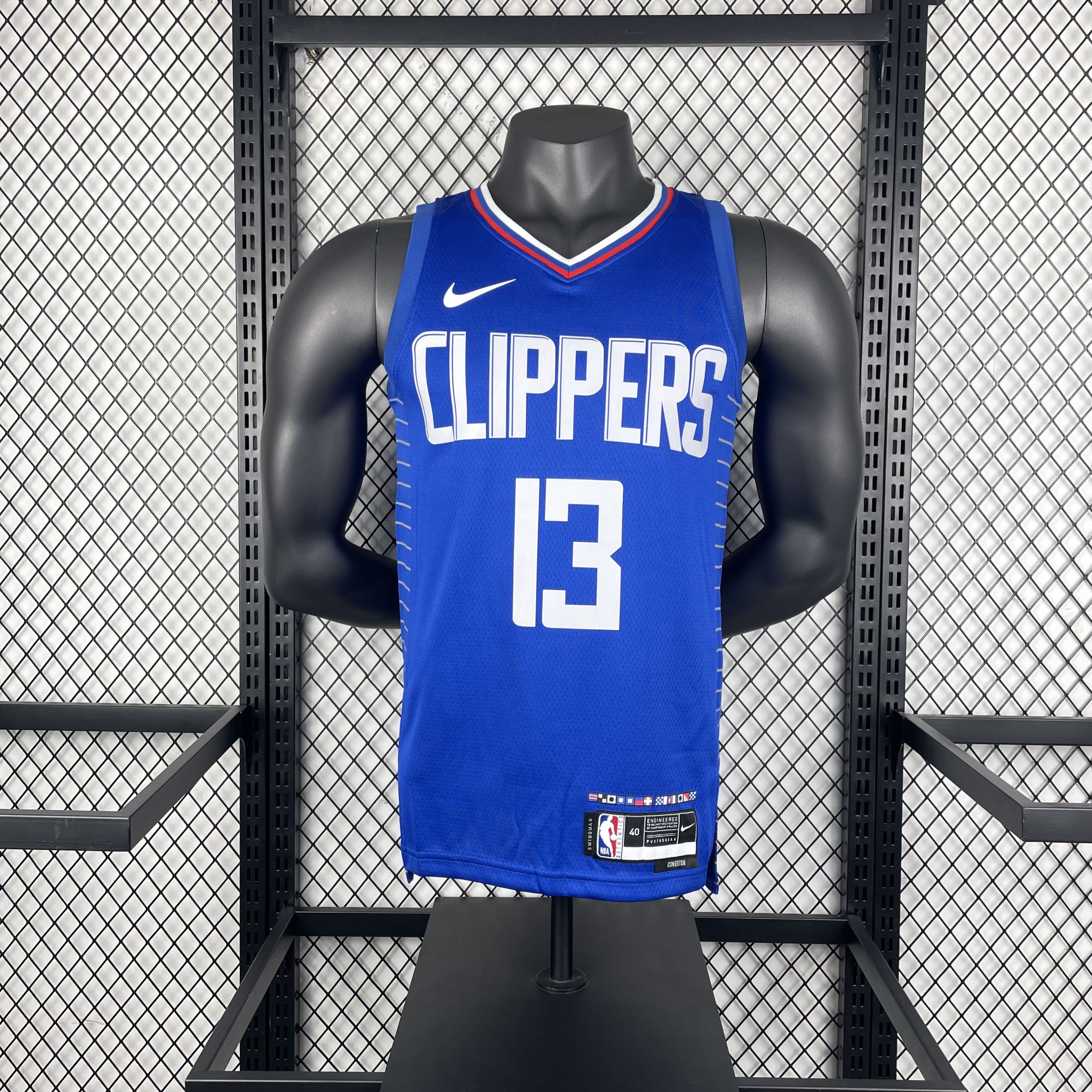 2023 Clippers Away NBA Jersey /23赛季快船队客场蓝色
