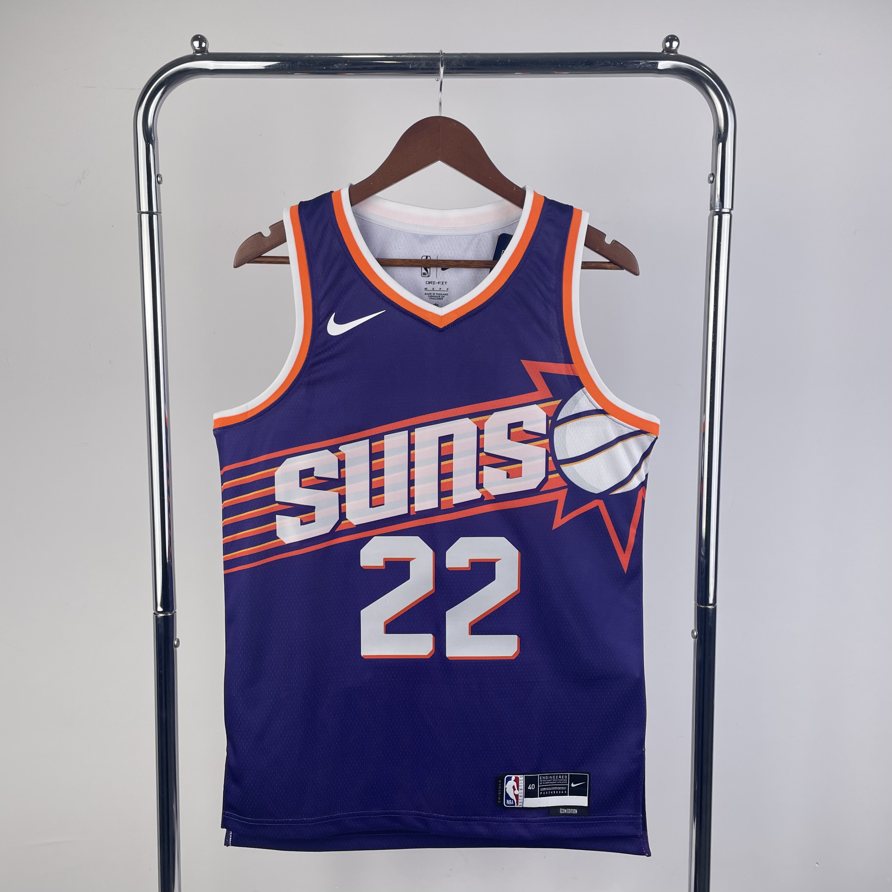 2024 Phoenix Suns Away NBA Jersey/24赛季太阳队客场紫色