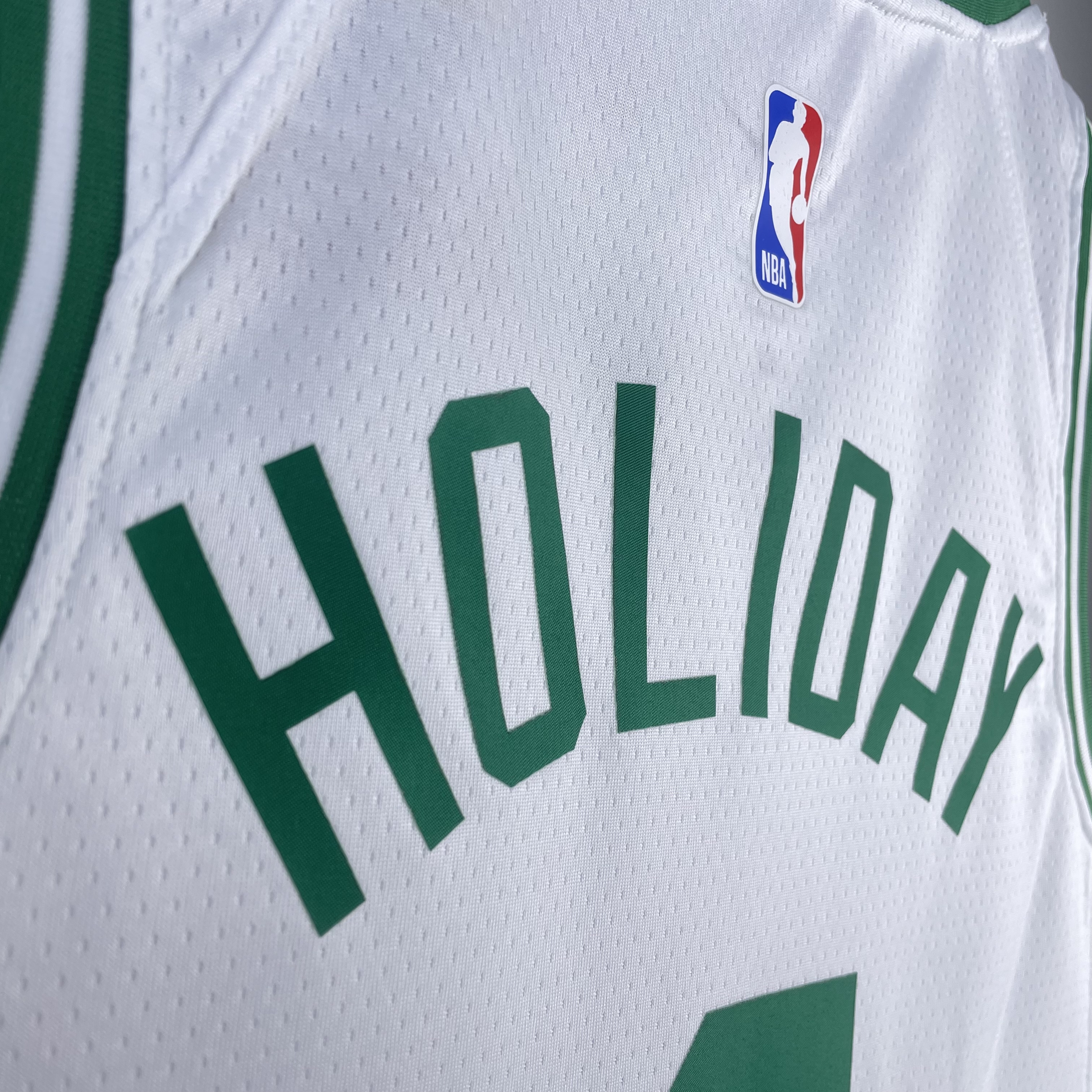 2023 Celtics Home 4# HOLIDAY NBA Jersey/23赛季凯尔特人主场白色4号霍乐迪