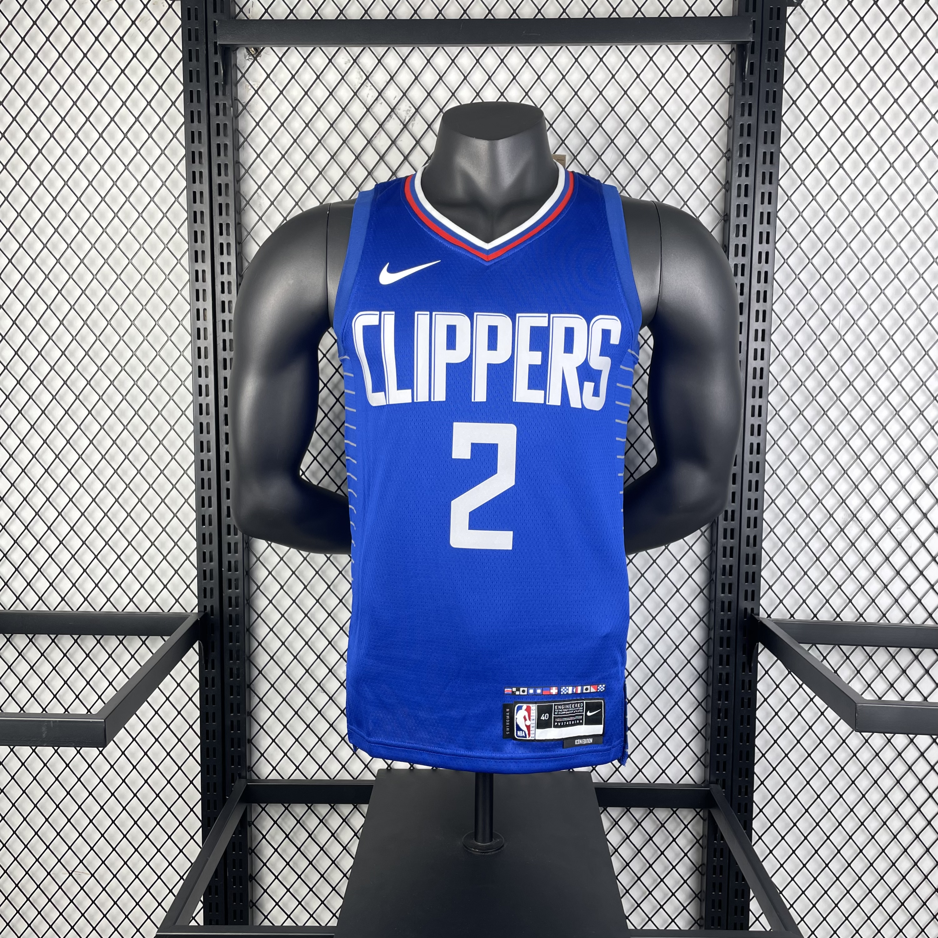 2023 Clippers Away NBA Jersey /23赛季快船队客场蓝色