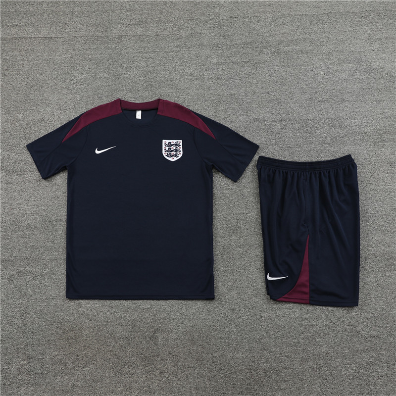 24-25 England Short Sleeve Training Suit/ 24-25 短袖训练服英格兰宝蓝色