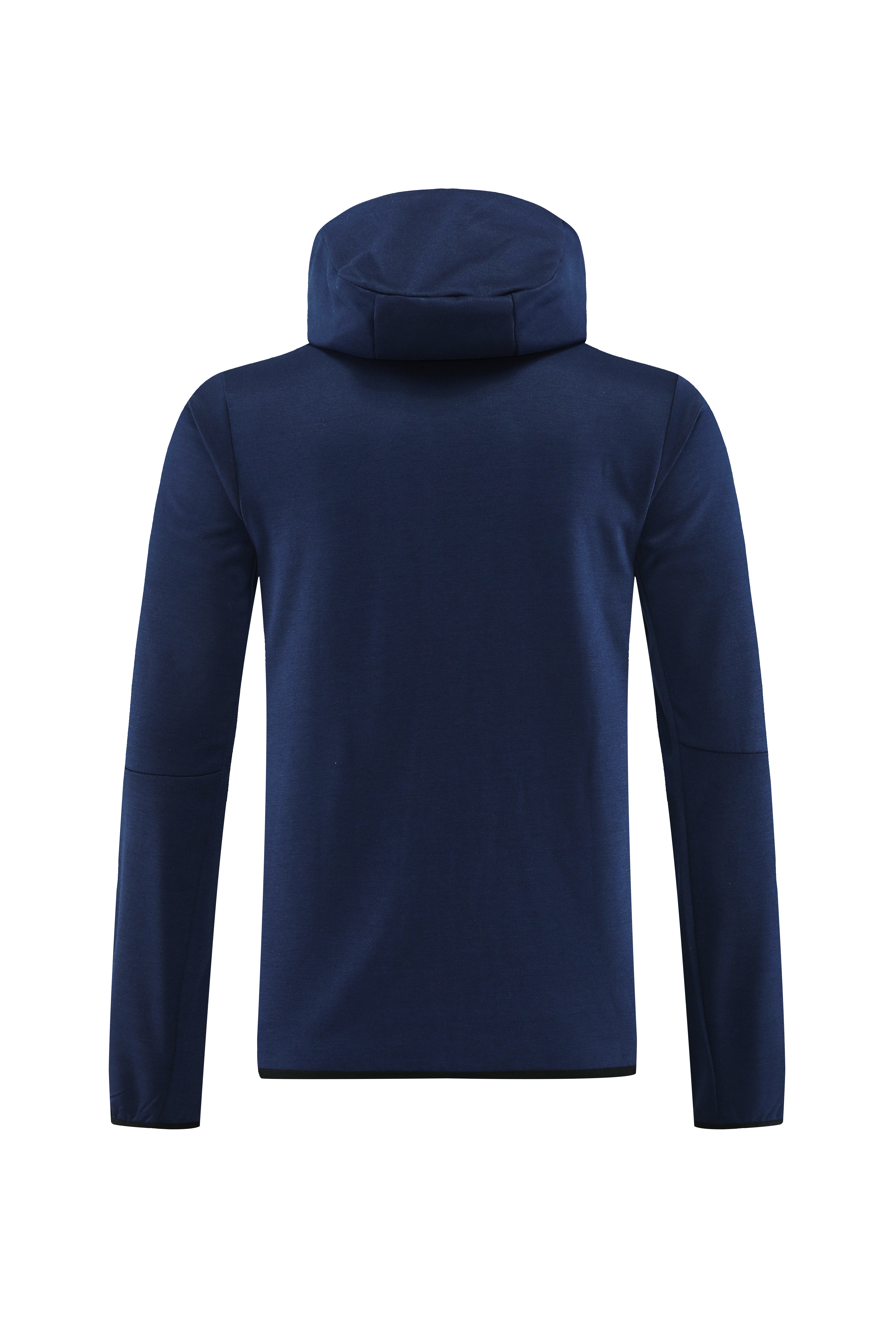 2023 France Jacket Hooded Tracksuit /23法国02宝蓝夹克帽衫套装