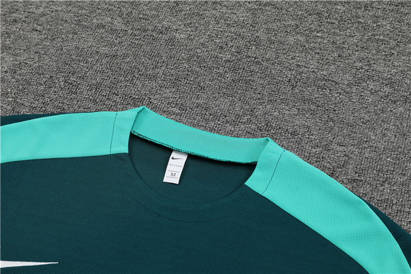 24-25 Portugal Short Sleeve Training Suit/24-25短袖训练服葡萄牙绿色