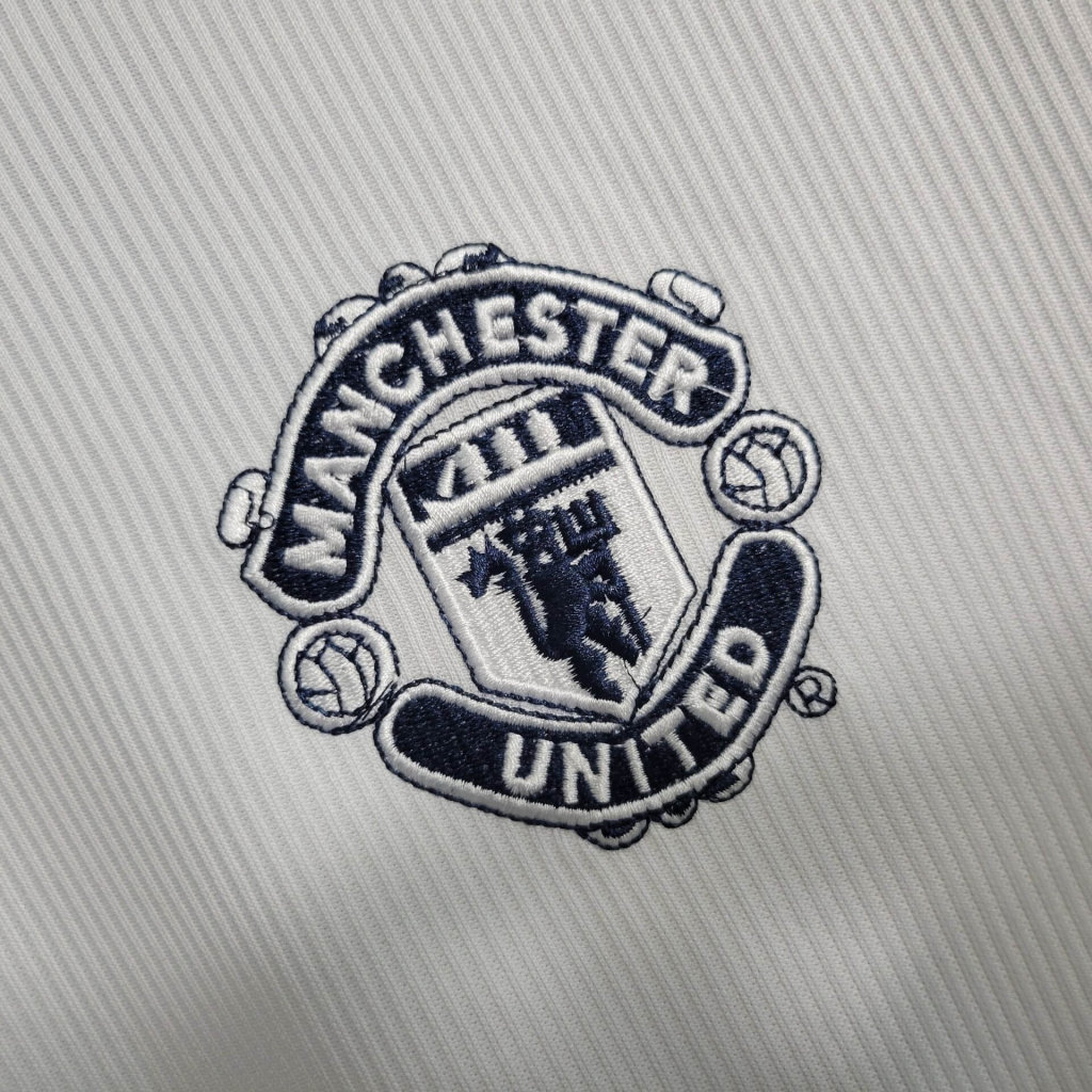 1999-00 Manchester United Away Long Sleeve Retro Jersey/99-00曼联客场长袖