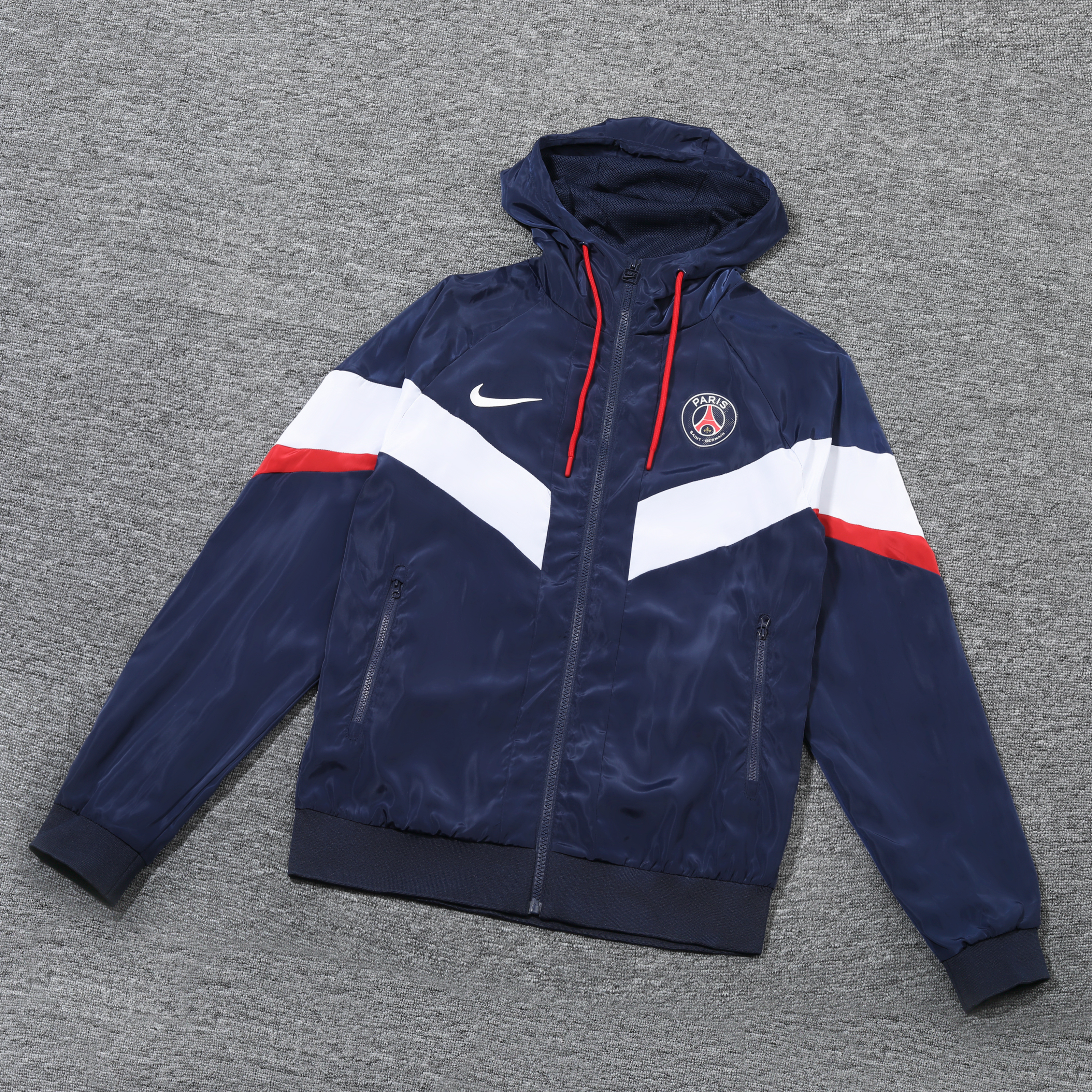 2023 PSG Home Player Hooded Windbreaker S-XXL/2023PSG主场球员版风衣