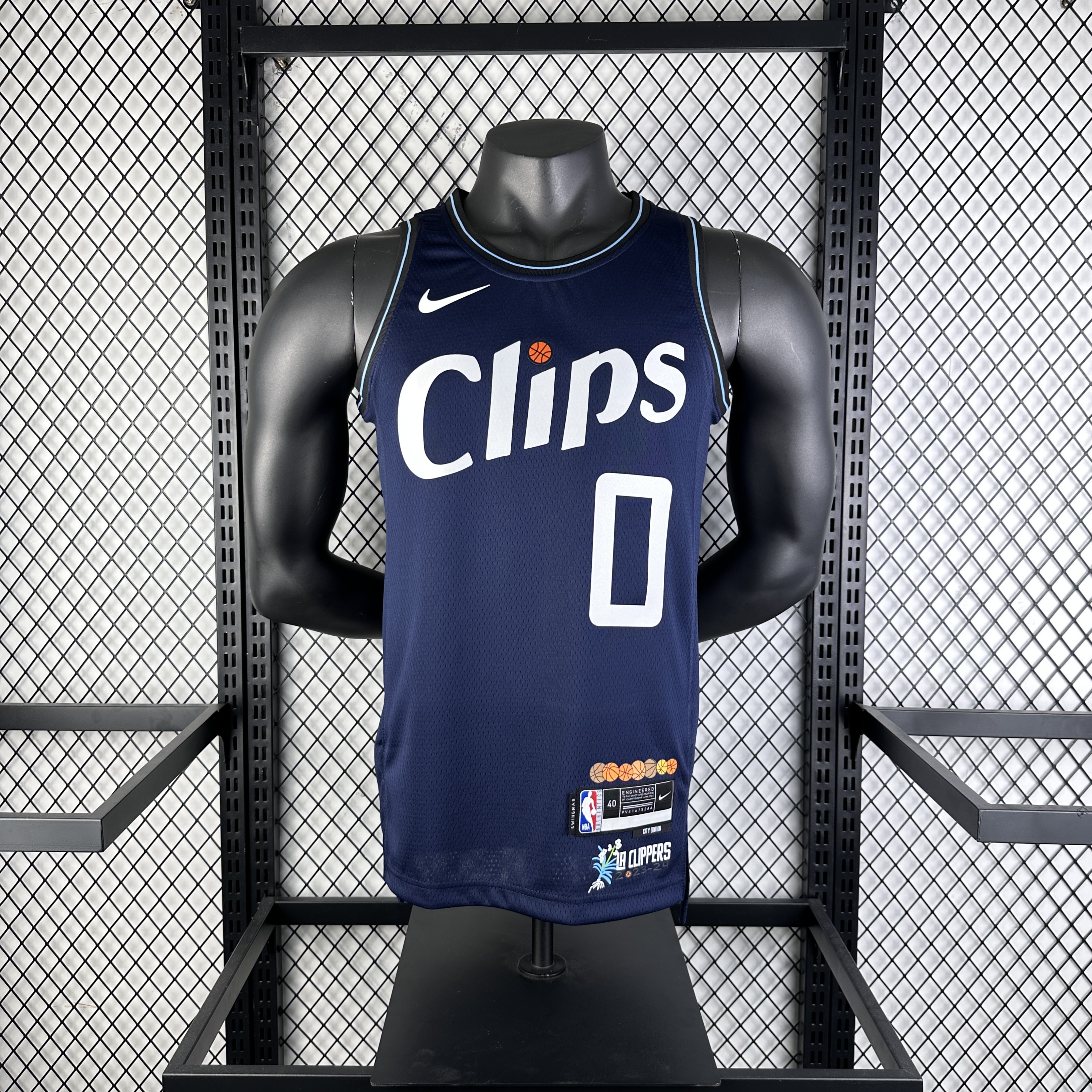 23-24 LA Clippers City Edition Russell Westbrook #0 Swingman NBA Jersey/24赛季快船队城市版0号威少
