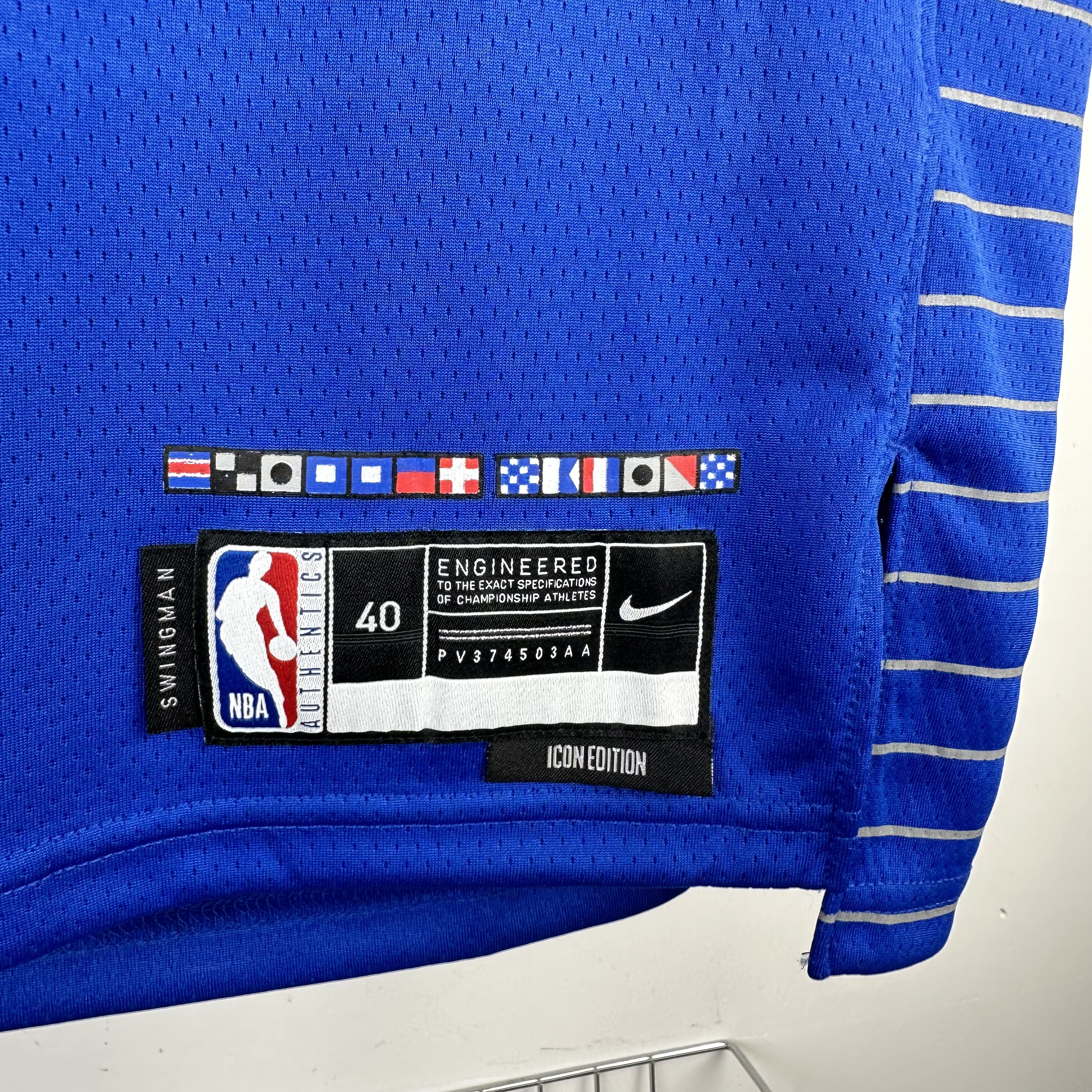 23-24 LA Clippers Away James Harden #1 Swingman NBA Jersey/23赛季快船队客场蓝色1号哈登