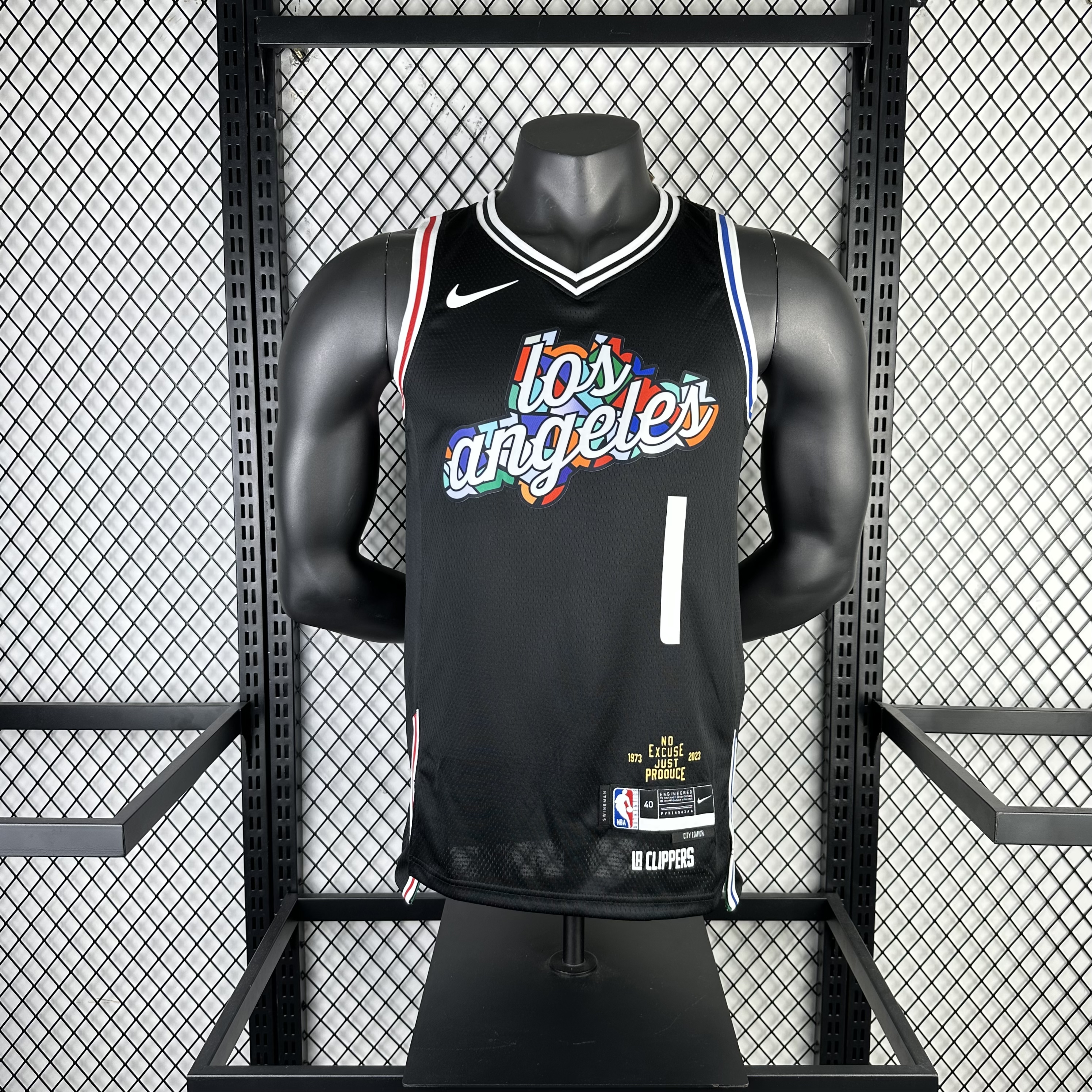 2023 LA Clippers City Edition James Harden #1 Swingman NBA Jersey/23赛季快船队城市版1号哈登