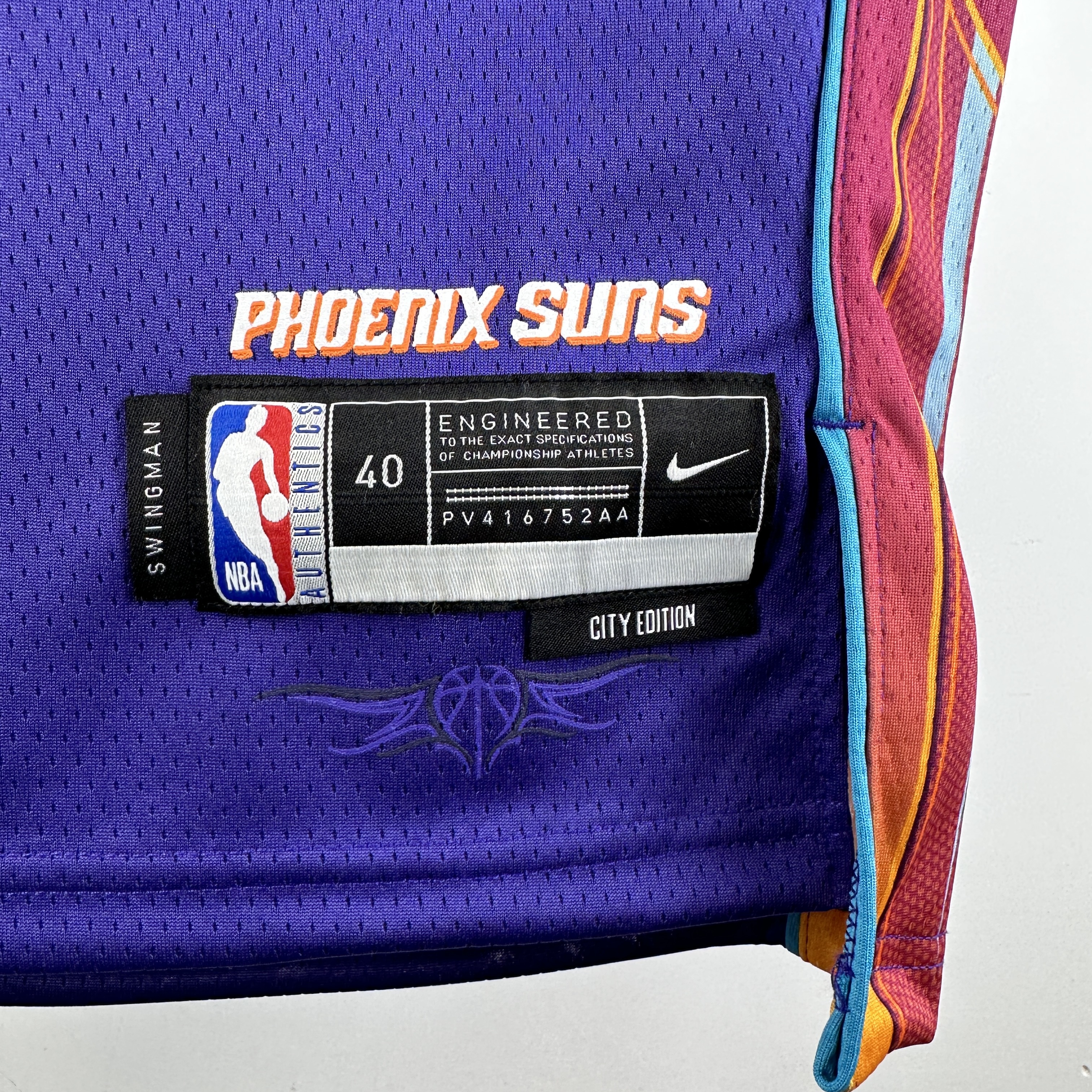 23-24 Phoenix Suns City Edition Booker #1 NBA Swingman Jersey/24赛季太阳队城市版1号布克
