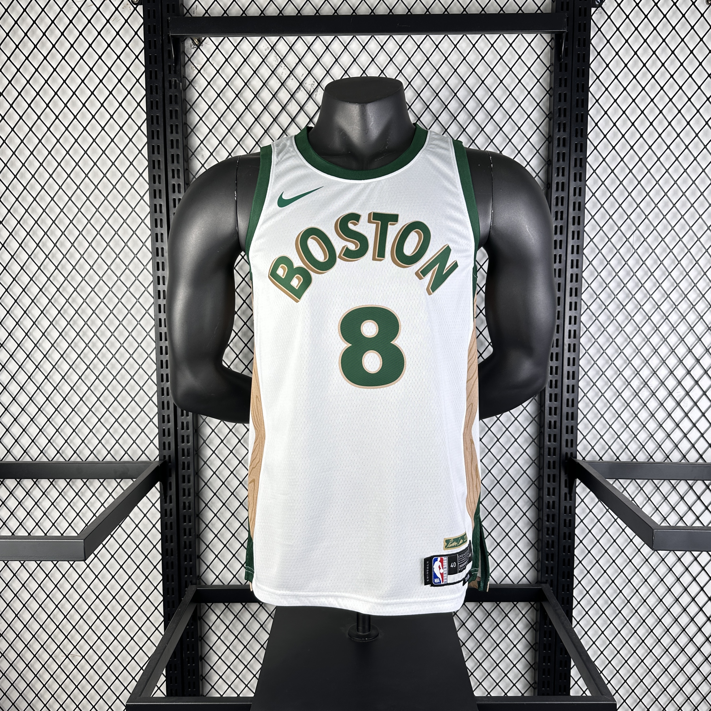 23-24 Boston Celtics City Edition Porzingis #8 NBA Swingman Jersey/24赛季凯尔特人城市版8号波尔津吉斯