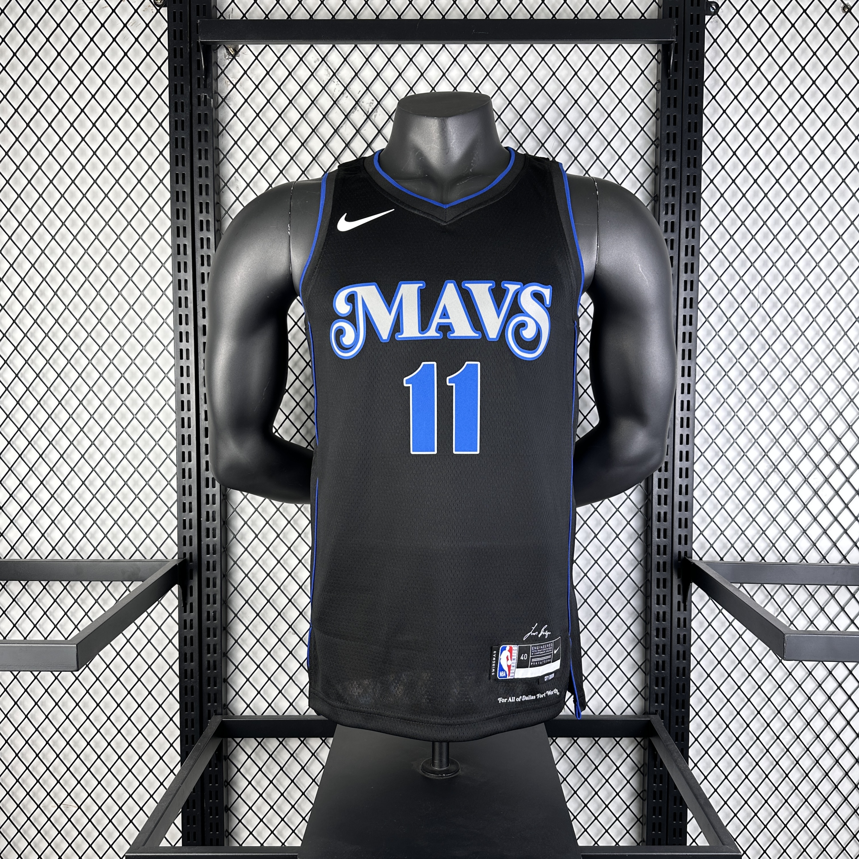 23-24 Dallas Mavericks City Edition Irving #11 NBA Swingman Jersey/24赛季独行侠城市版11号欧文