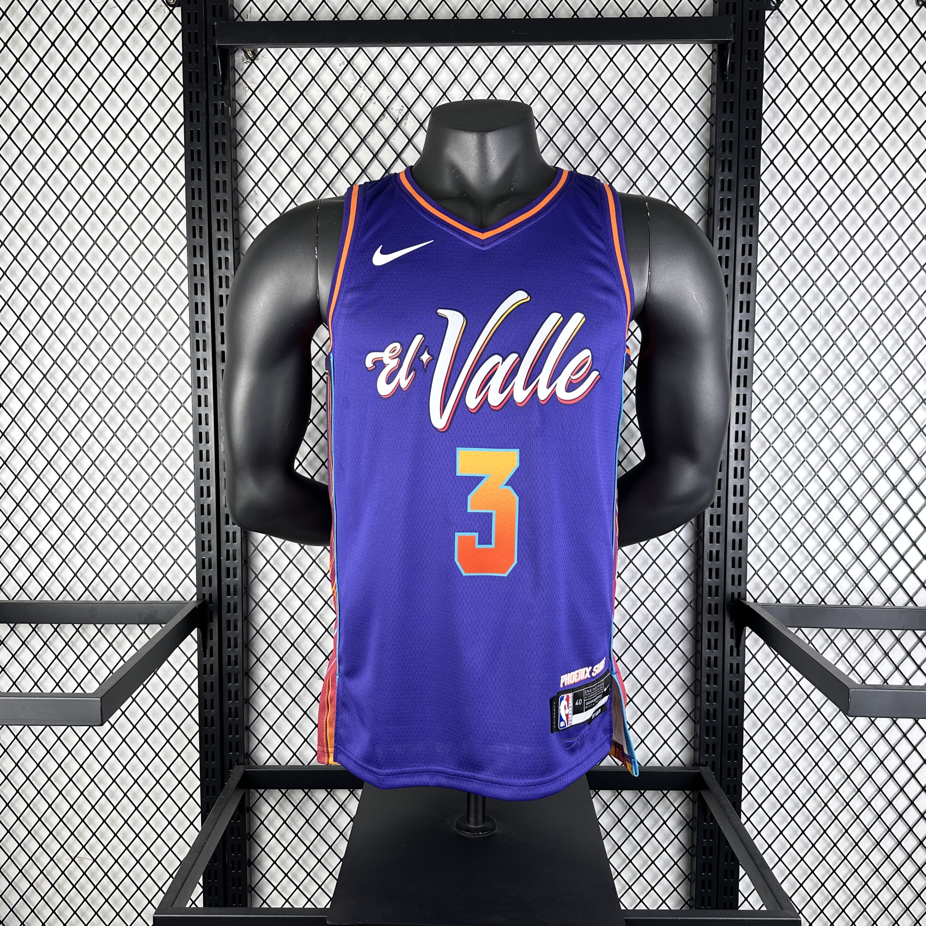 23-24 Phoenix Suns City Edition Beal #3 NBA Swingman Jersey/24赛季太阳队城市版3号比尔