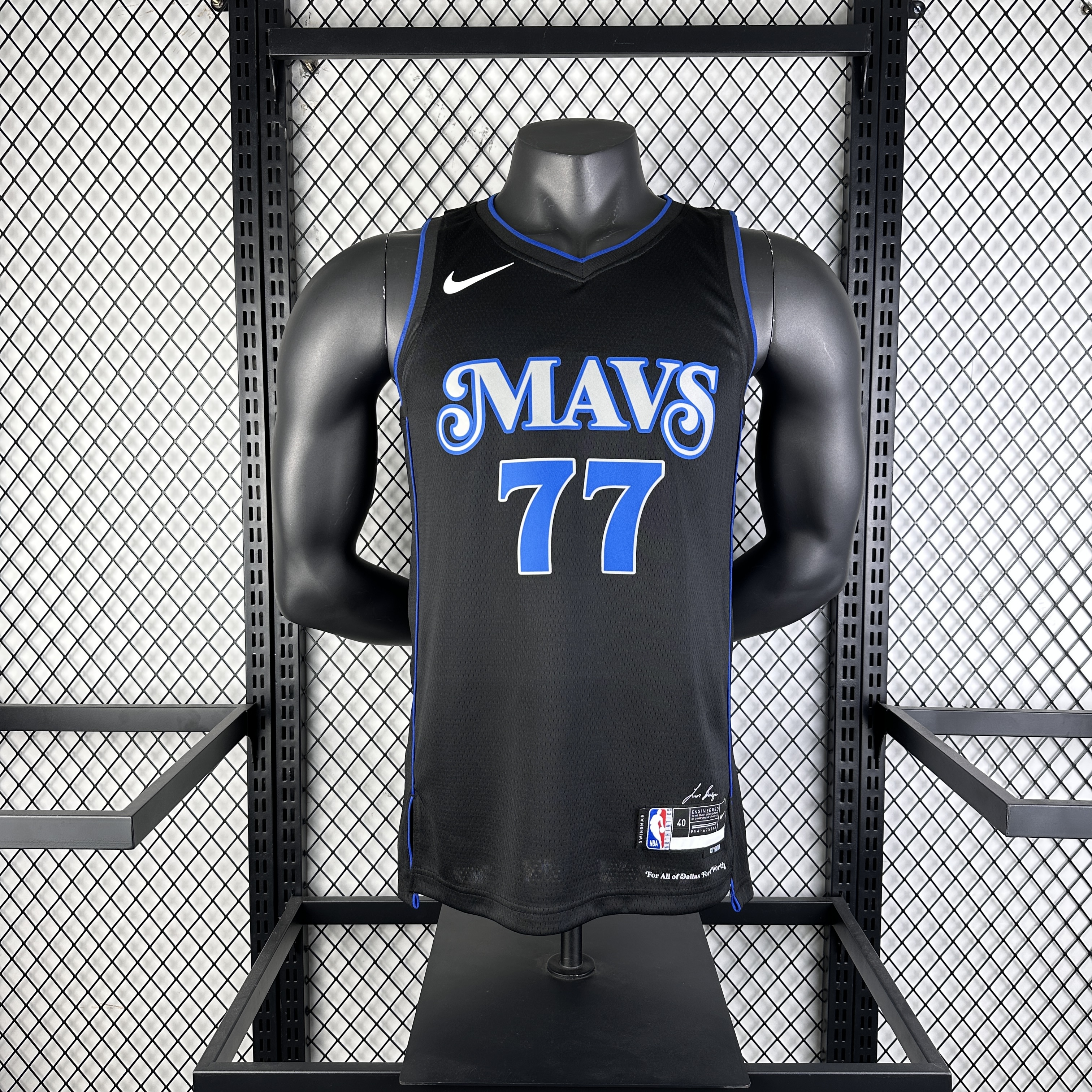23-24 Dallas Mavericks City Edition Luka Dončić #77 NBA Swingman Jersey/24赛季独行侠城市版77号东契奇