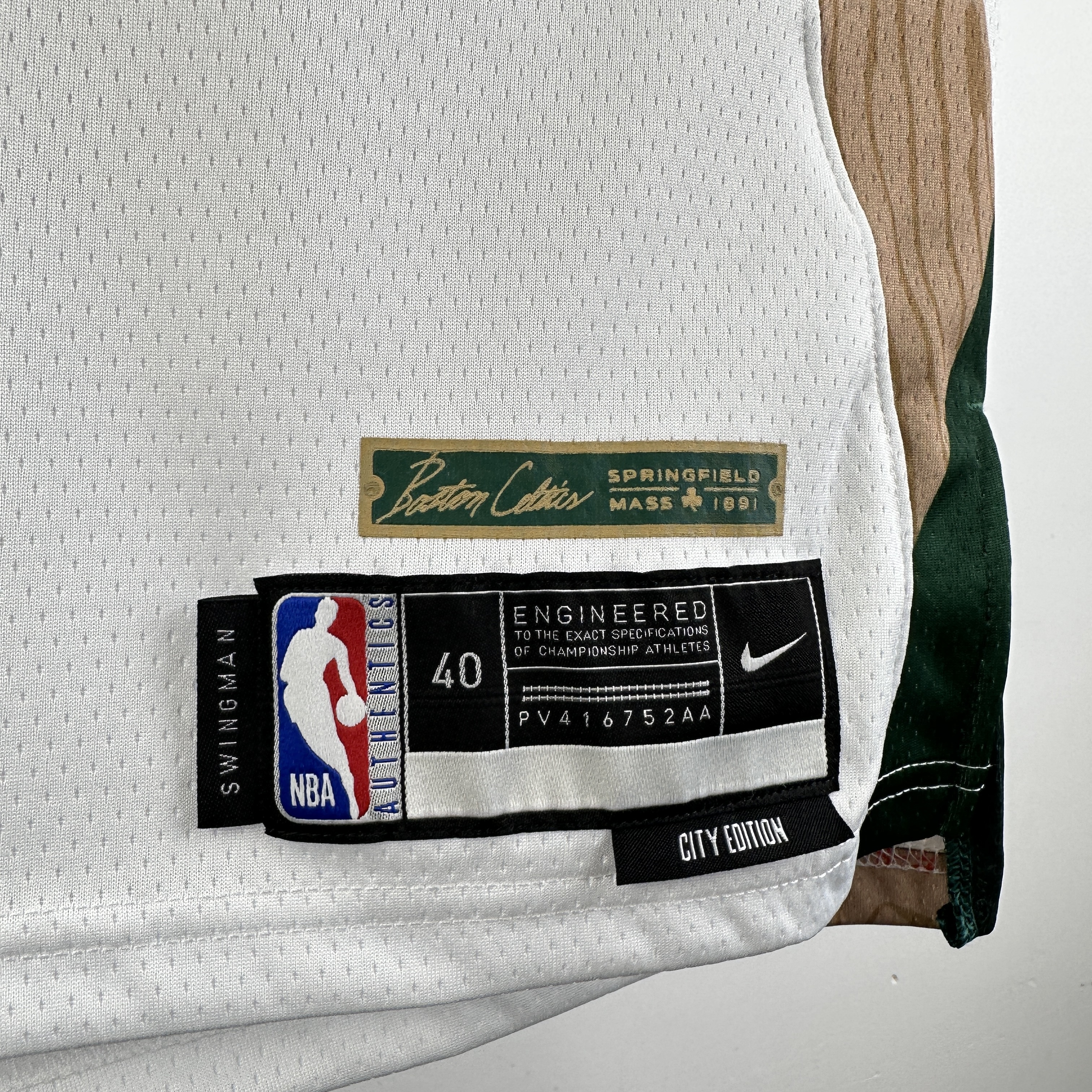 23-24 Boston Celtics City Edition Tatum #0 NBA Swingman Jersey/24赛季凯尔特人城市版0号塔图姆