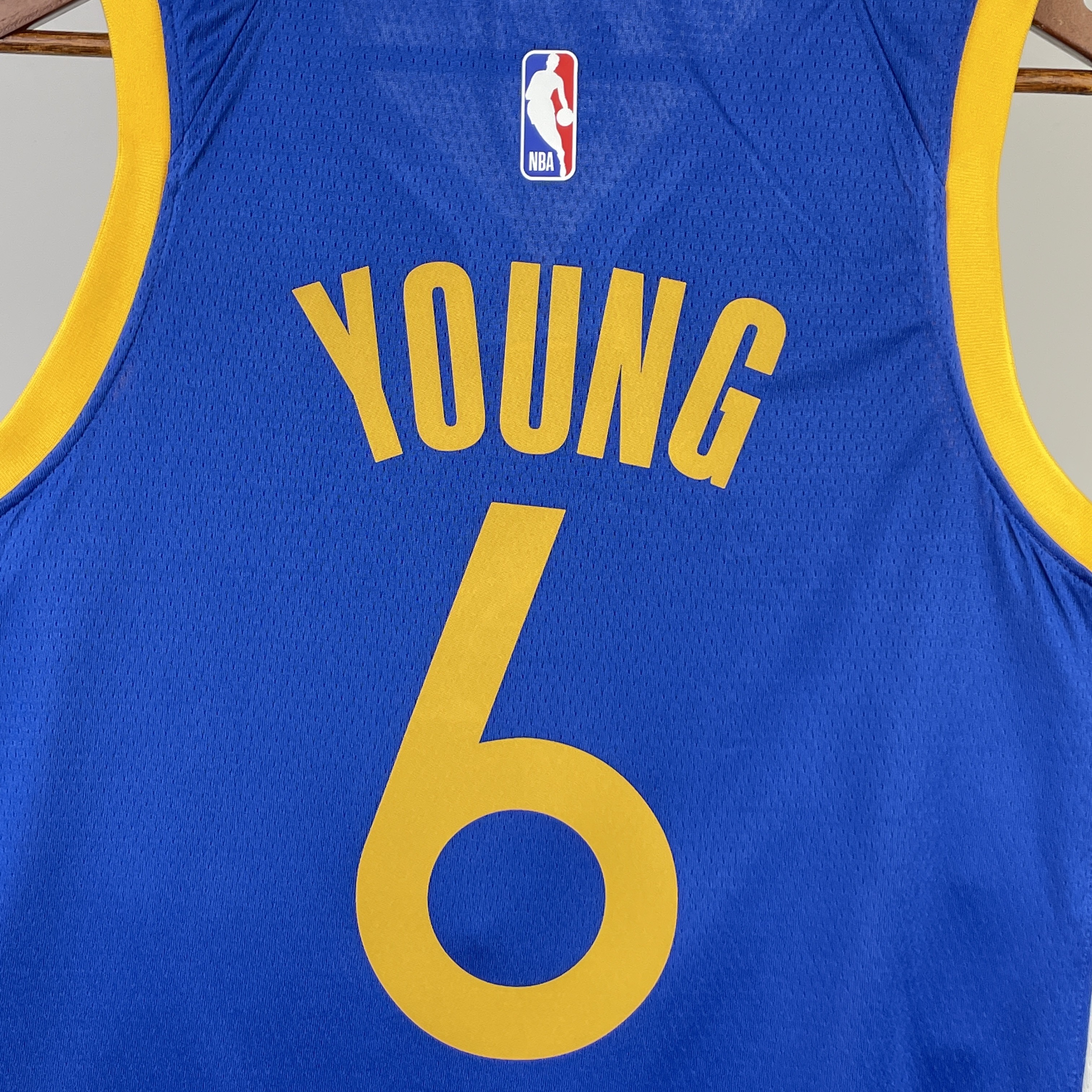 2023 Warriors Away YOUNG #6 NBA Swingman Jersey/23赛季勇士队客场蓝色6号尼克杨