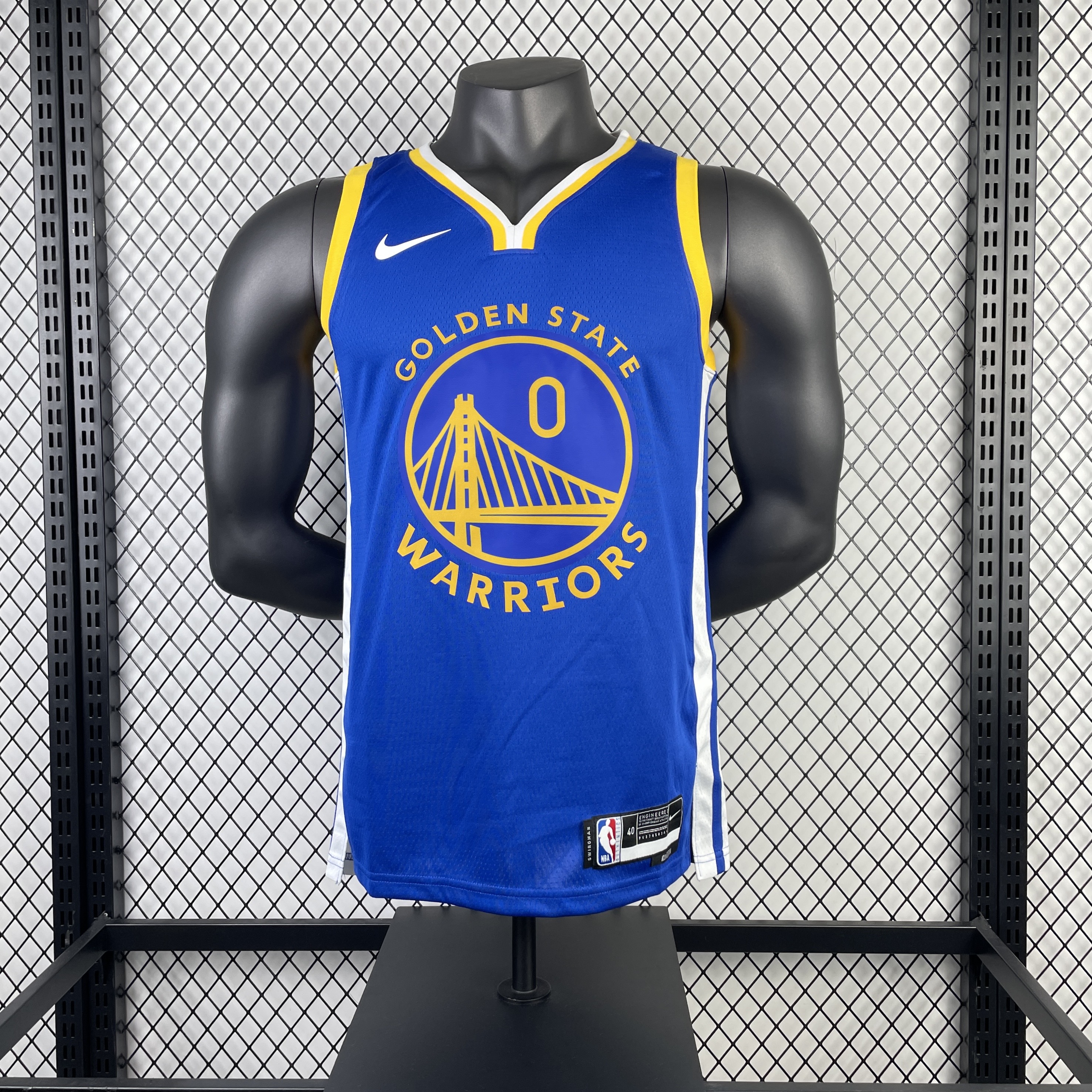 2023 Warriors Away PAYTON II #0 NBA Swingman Jersey/23赛季勇士队客场蓝色0号小佩顿