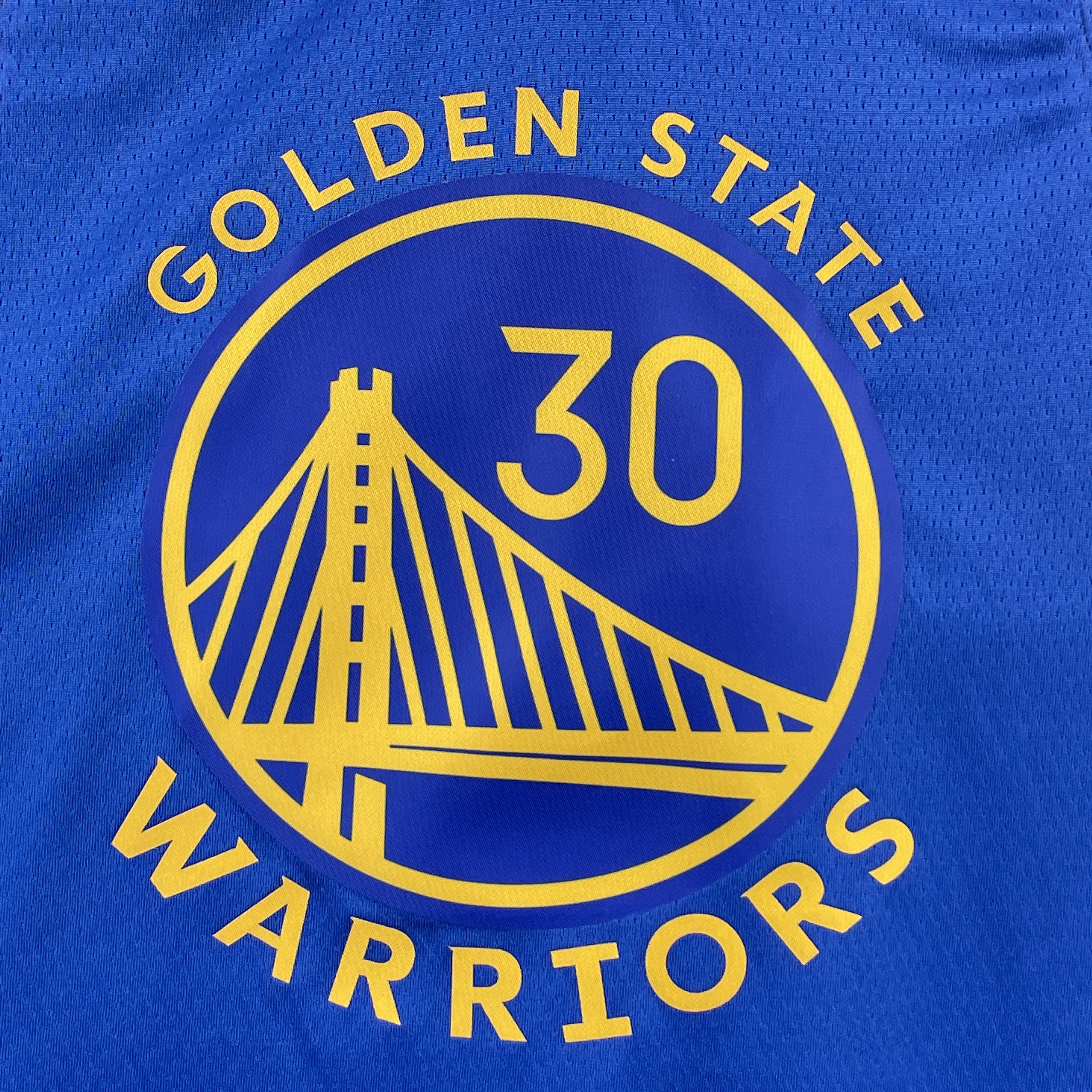 2023 Warriors Away Curry #2974 NBA Swingman Jersey/23赛季勇士队客场蓝色2974号