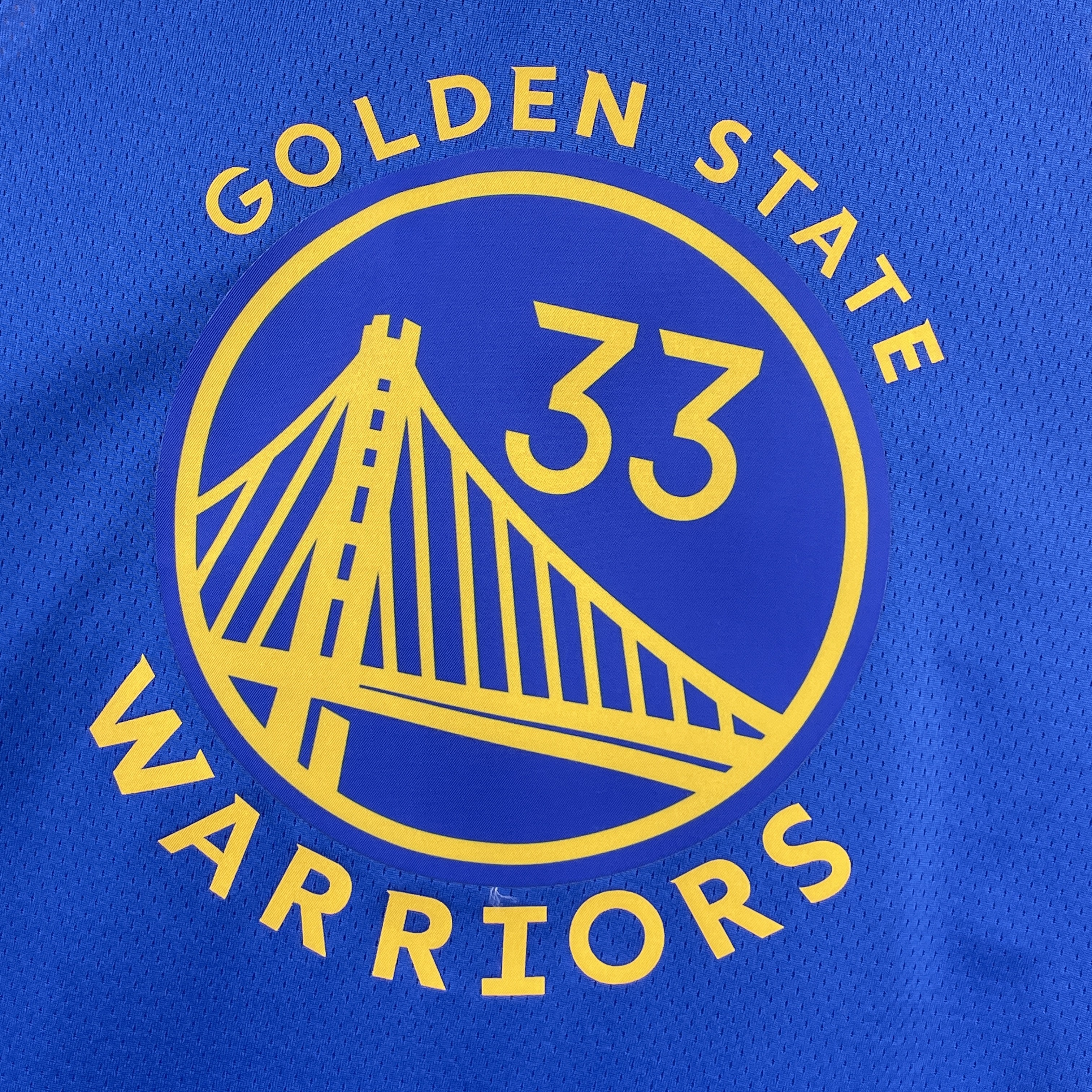 2023 Warriors Away WISEMAN #33 NBA Swingman Jersey/23赛季勇士队客场蓝色33号怀斯曼