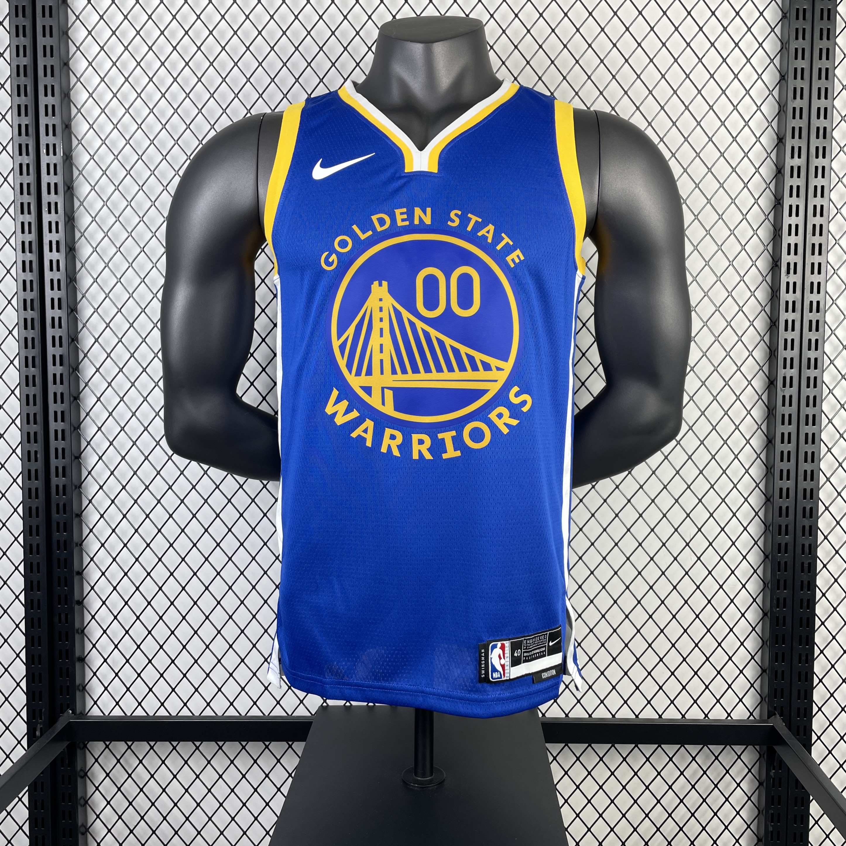 2023 Warriors Away KUMINGA #00 NBA Swingman Jersey/23赛季勇士队客场蓝色00号库明加