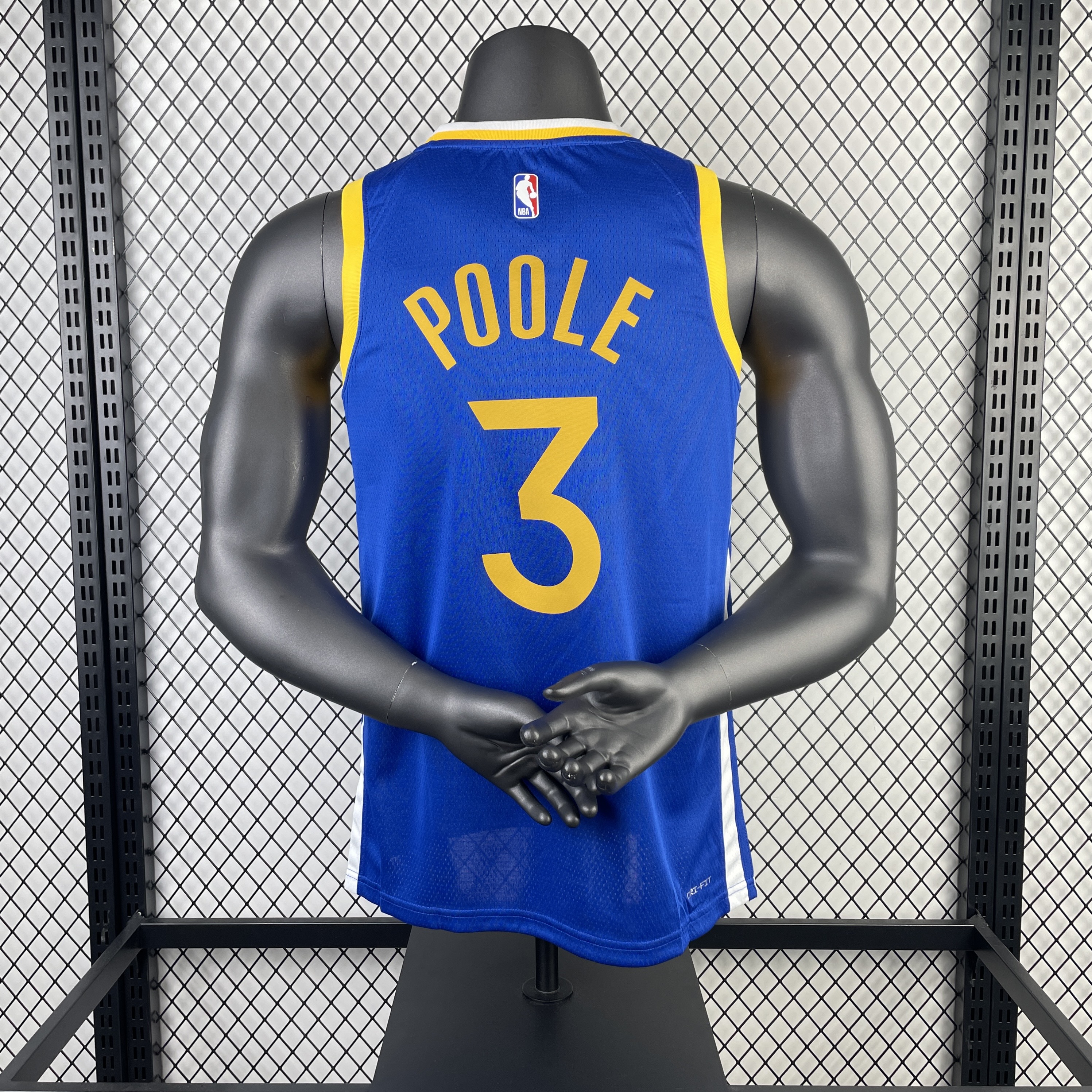 2023 Warriors Away POOLE #3 NBA Swingman Jersey/23赛季勇士队客场蓝色3号普尔