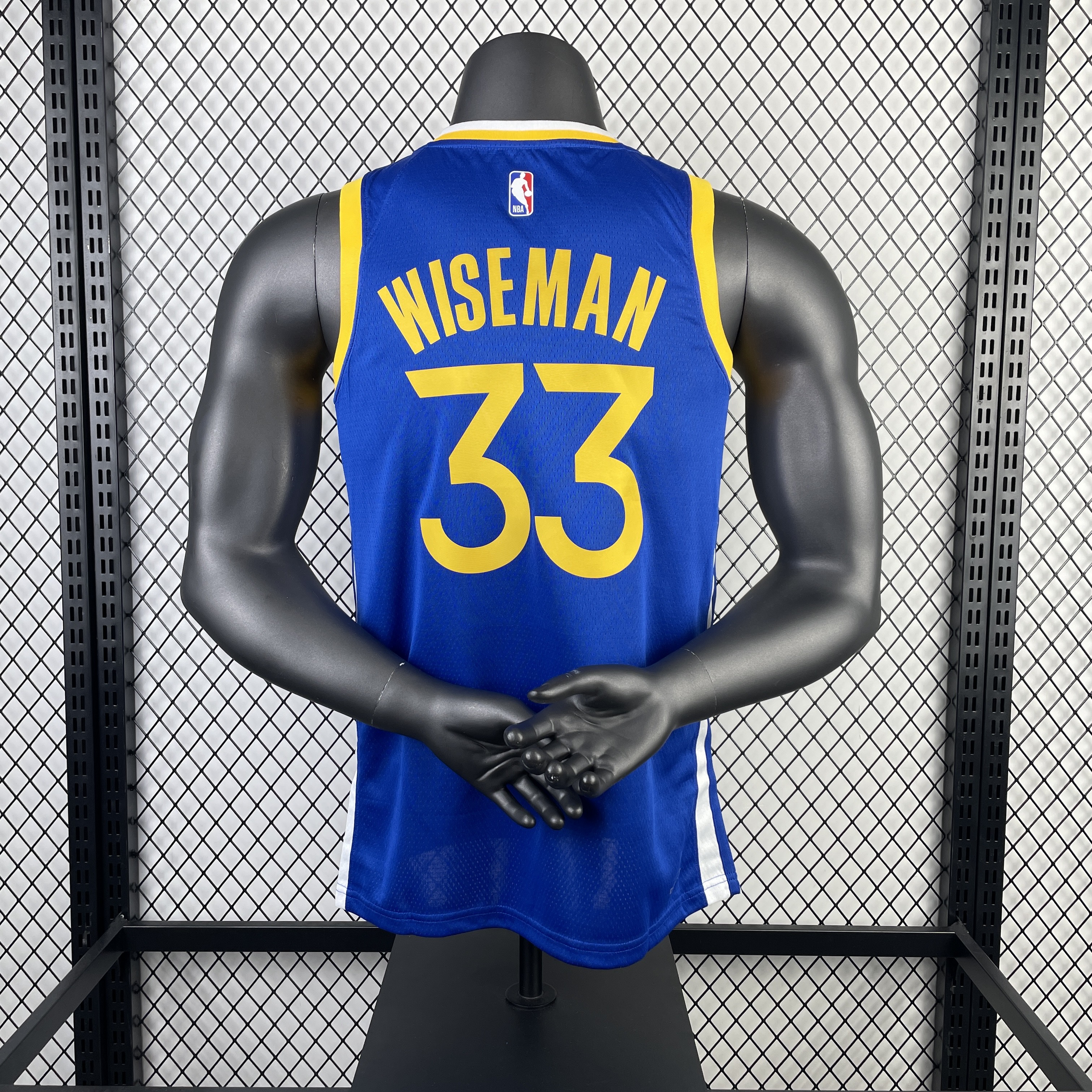 2023 Warriors Away WISEMAN #33 NBA Swingman Jersey/23赛季勇士队客场蓝色33号怀斯曼