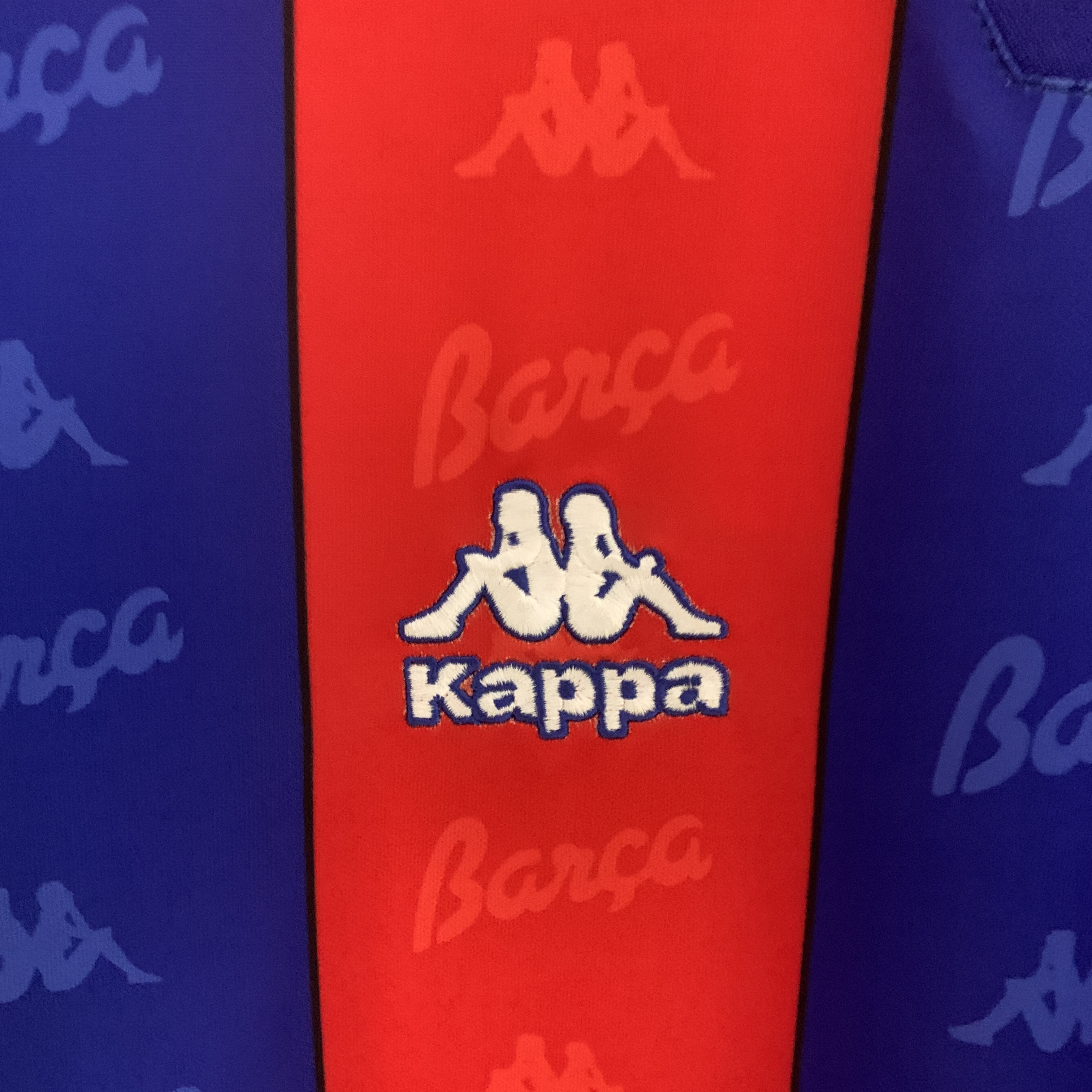 1996-97 Barcelona Home Long Sleeve Retro Jersey/96-97巴萨主场长袖