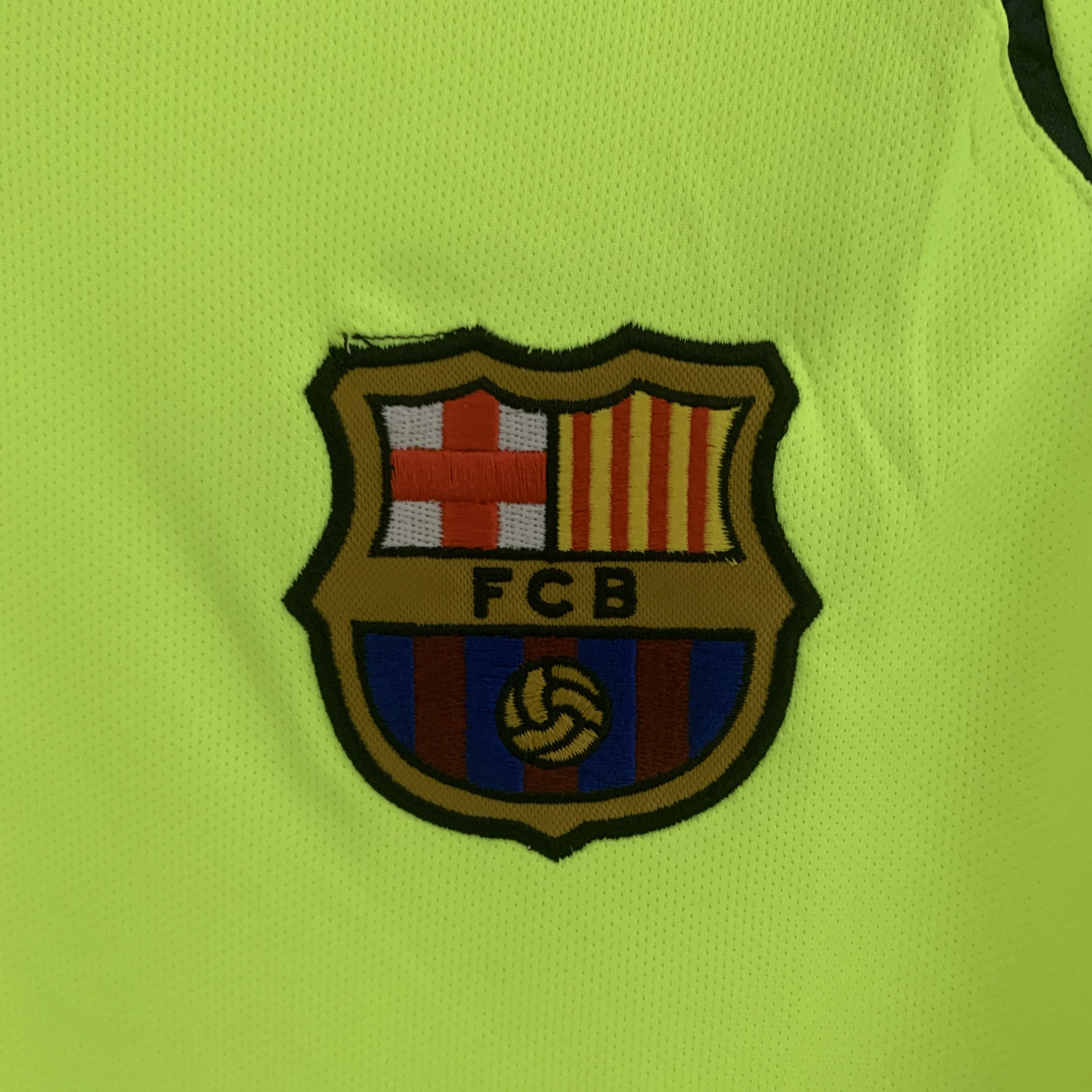 2005-06 Barcelona Away Long Sleeve Retro Jersey/05-06巴萨客场长袖