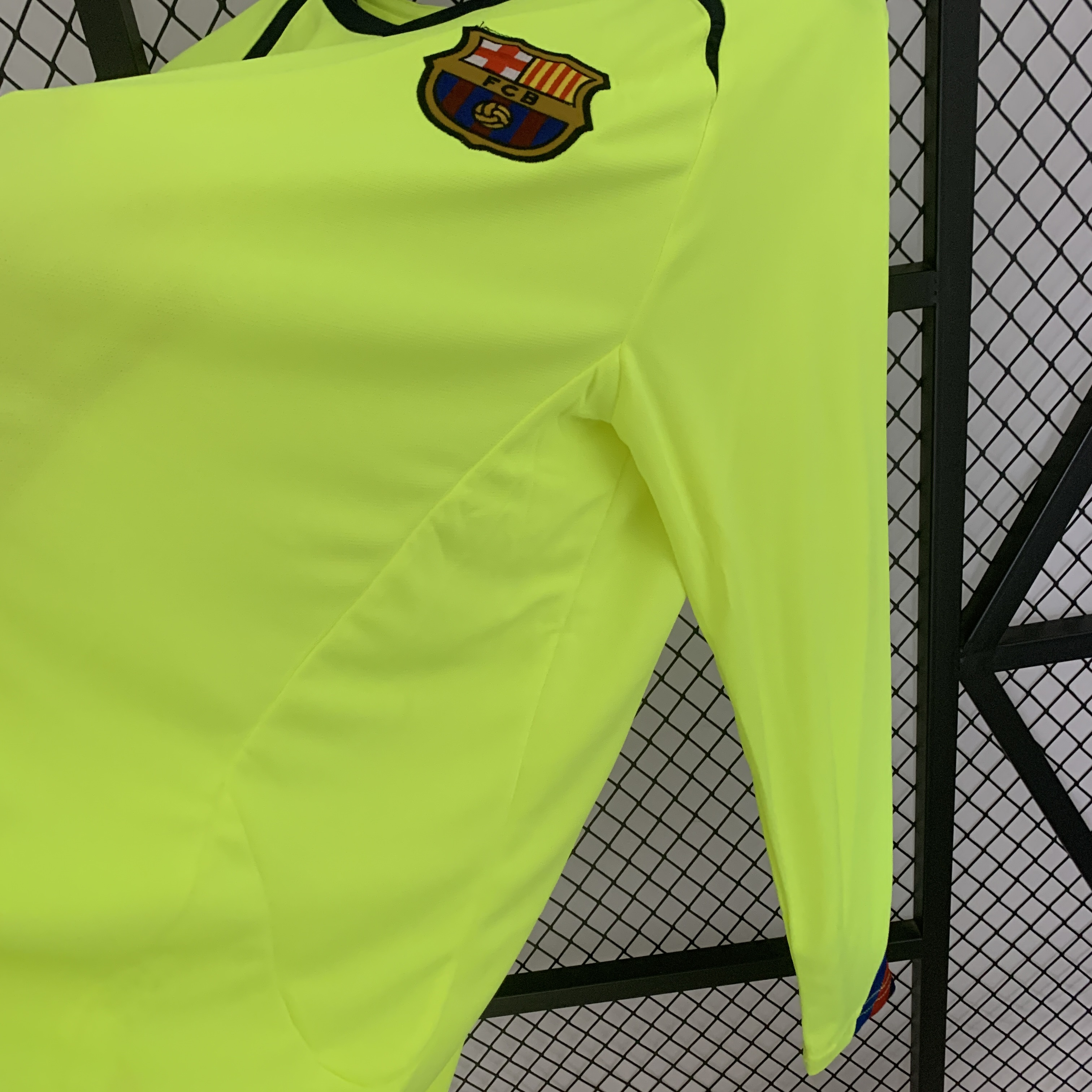 2005-06 Barcelona Away Long Sleeve Retro Jersey/05-06巴萨客场长袖