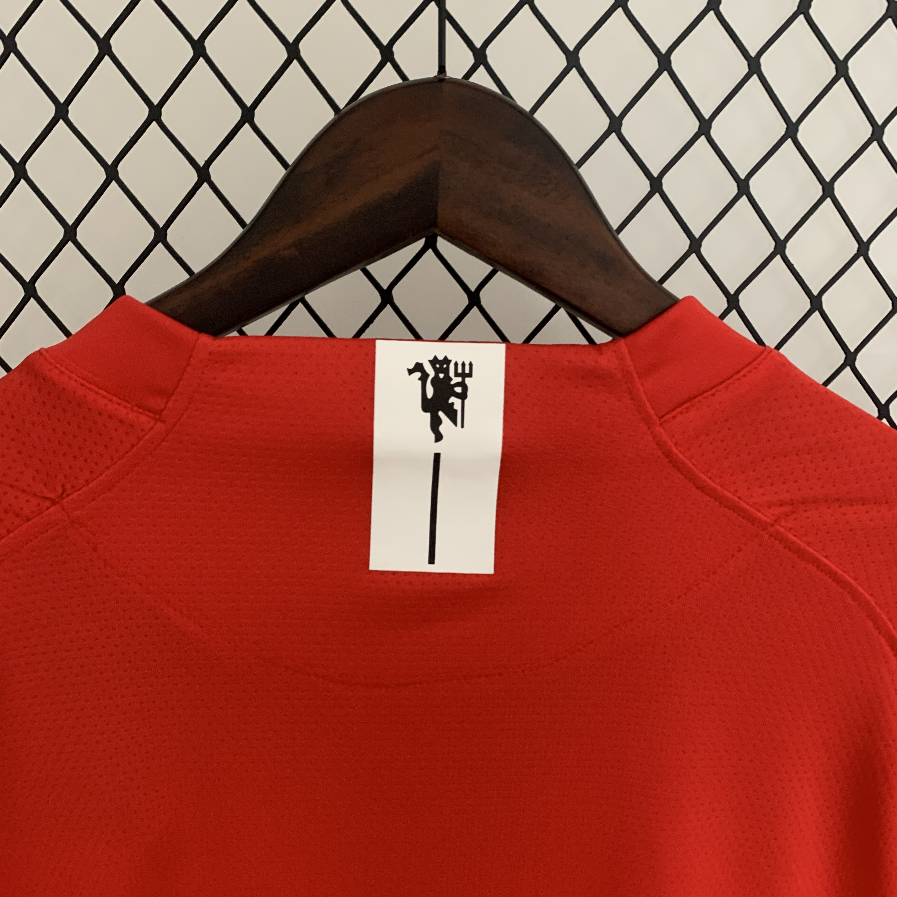 2007-08 Manchester United Home UCL Version Long Sleeve Retro Jersey/07-08曼联主场长袖欧冠版