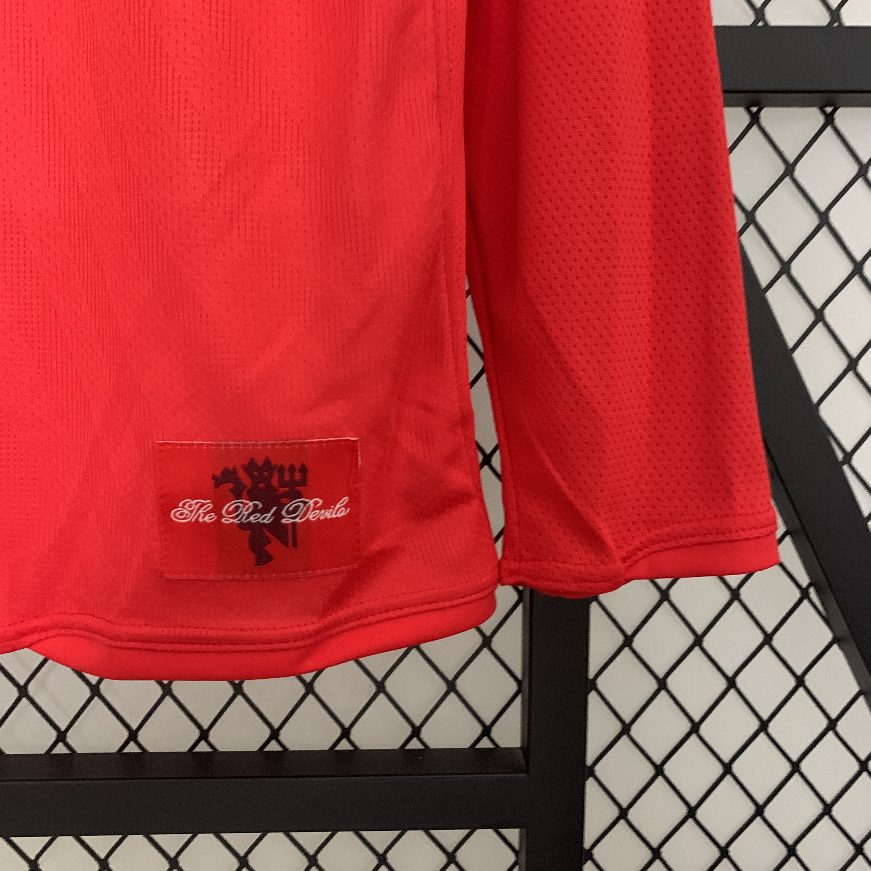 2007-08 Manchester United Home UCL Version Long Sleeve Retro Jersey/07-08曼联主场长袖欧冠版