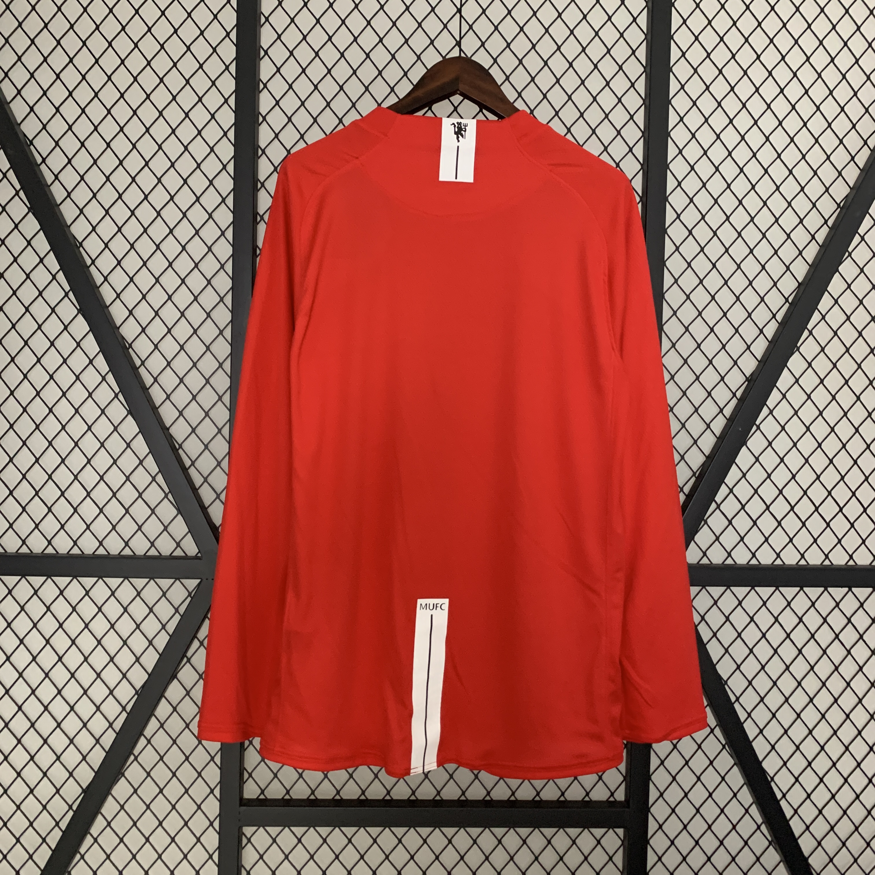 2007-08 Manchester United Home UCL Version Long Sleeve Retro Jersey/07-08曼联主场长袖欧冠版