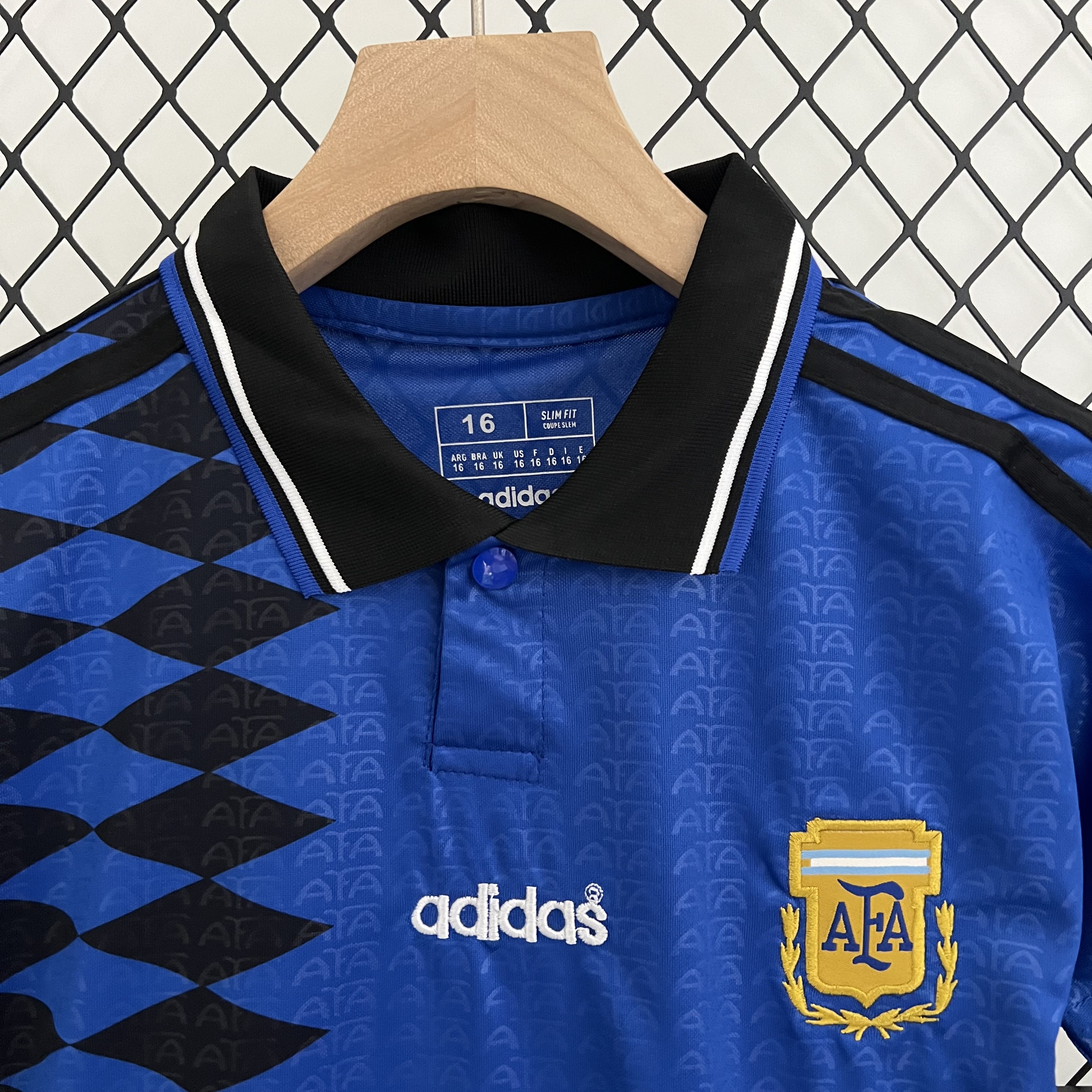 1994 Argentina Away Kids Kit/1994阿根廷客场童装