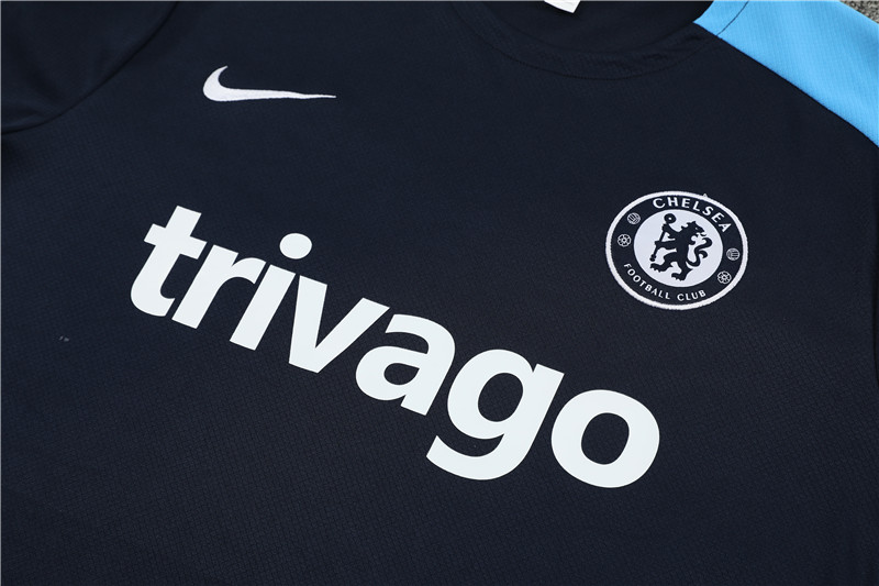 24-25 Chelsea Short Sleeve Training Suit/24-25短袖训练服切尔西宝蓝色