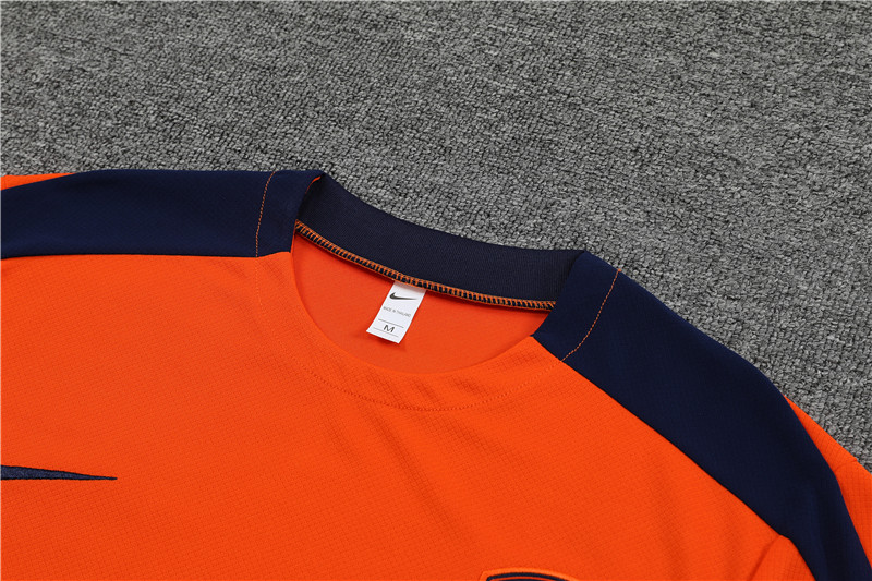 24-25 Netherlands Short Sleeve Training Suit/24-25短袖训练服荷兰橙色