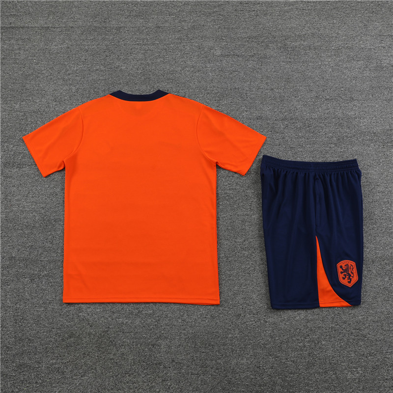 24-25 Netherlands Short Sleeve Training Suit/24-25短袖训练服荷兰橙色