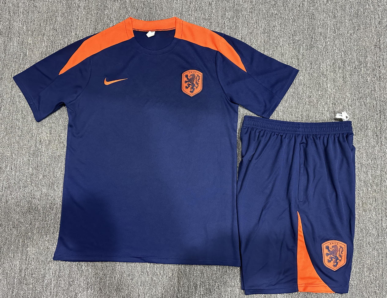 24-25 Netherlands Short Sleeve Training Suit/24-25短袖训练服荷兰宝蓝色
