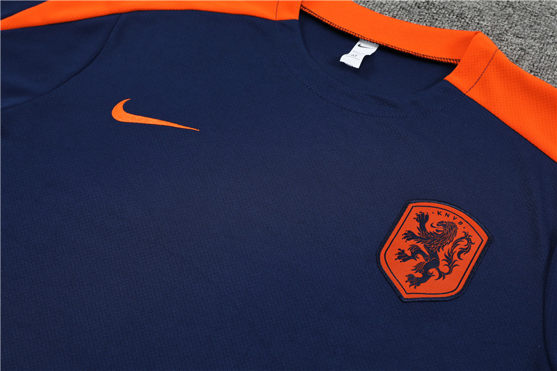 24-25 Netherlands Short Sleeve Training Suit/24-25短袖训练服荷兰宝蓝色