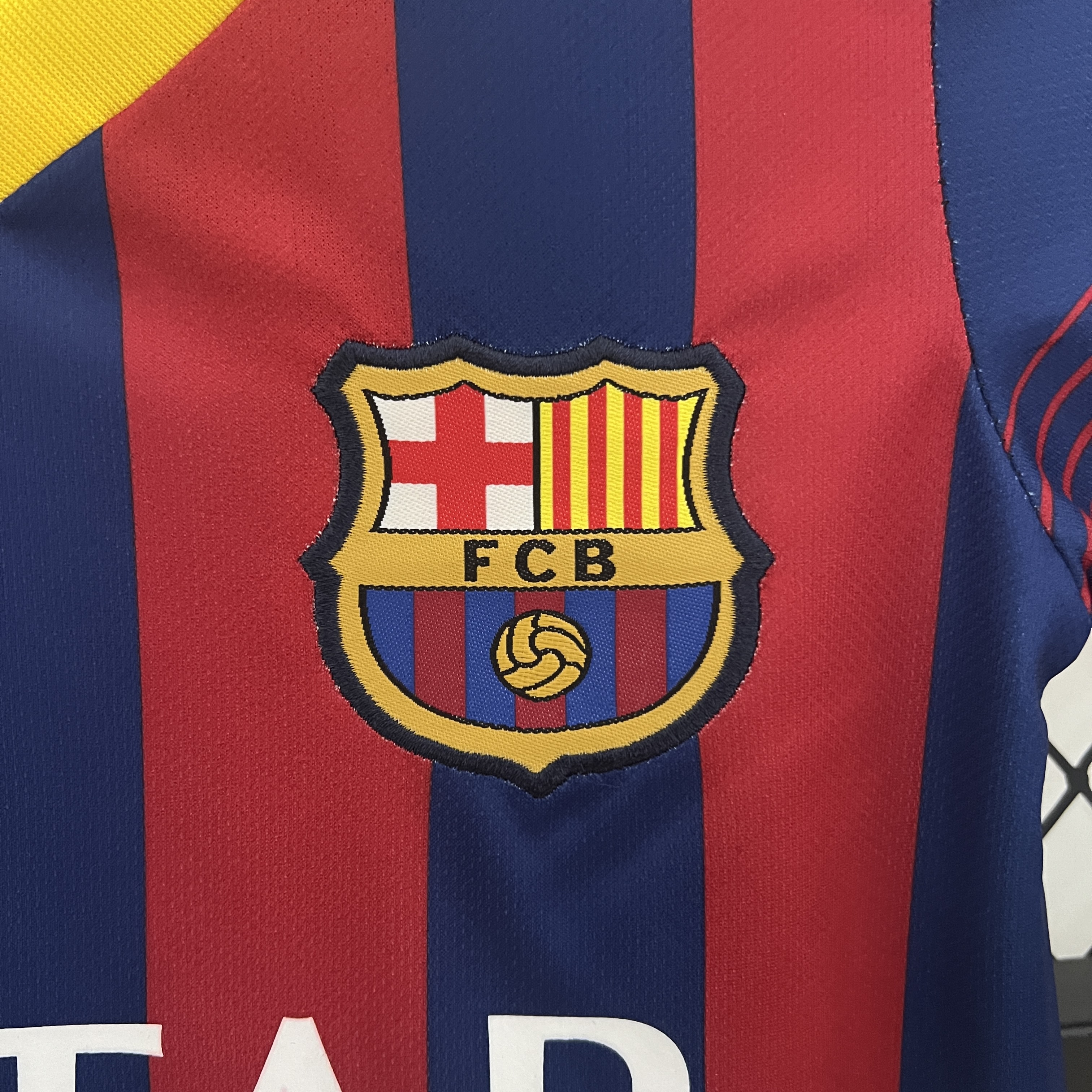 Retro 13-14 Barcelona Home Kids Kit/13-14巴萨主场童装