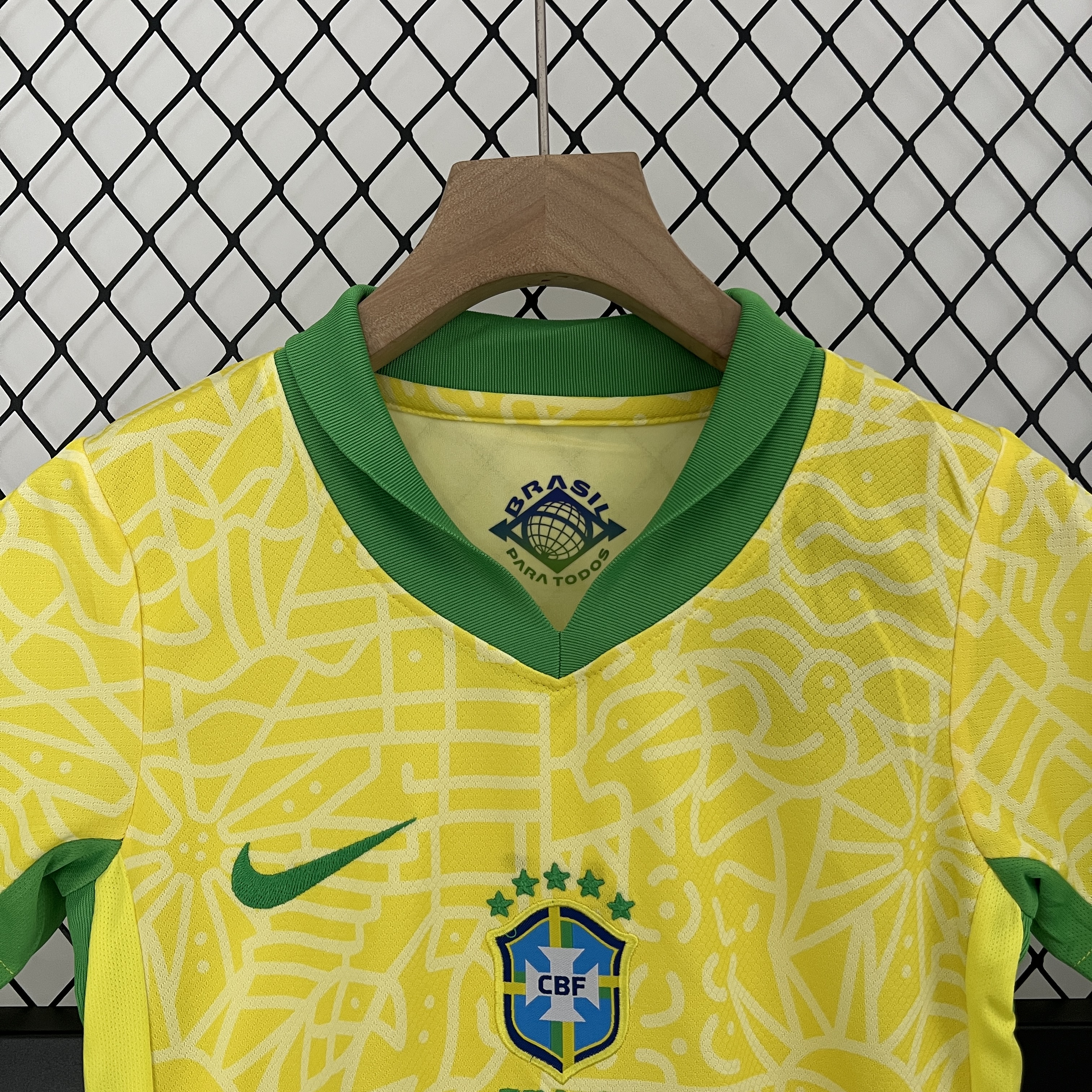 2024 Brazil Home Kids Kit/2024巴西主场童装
