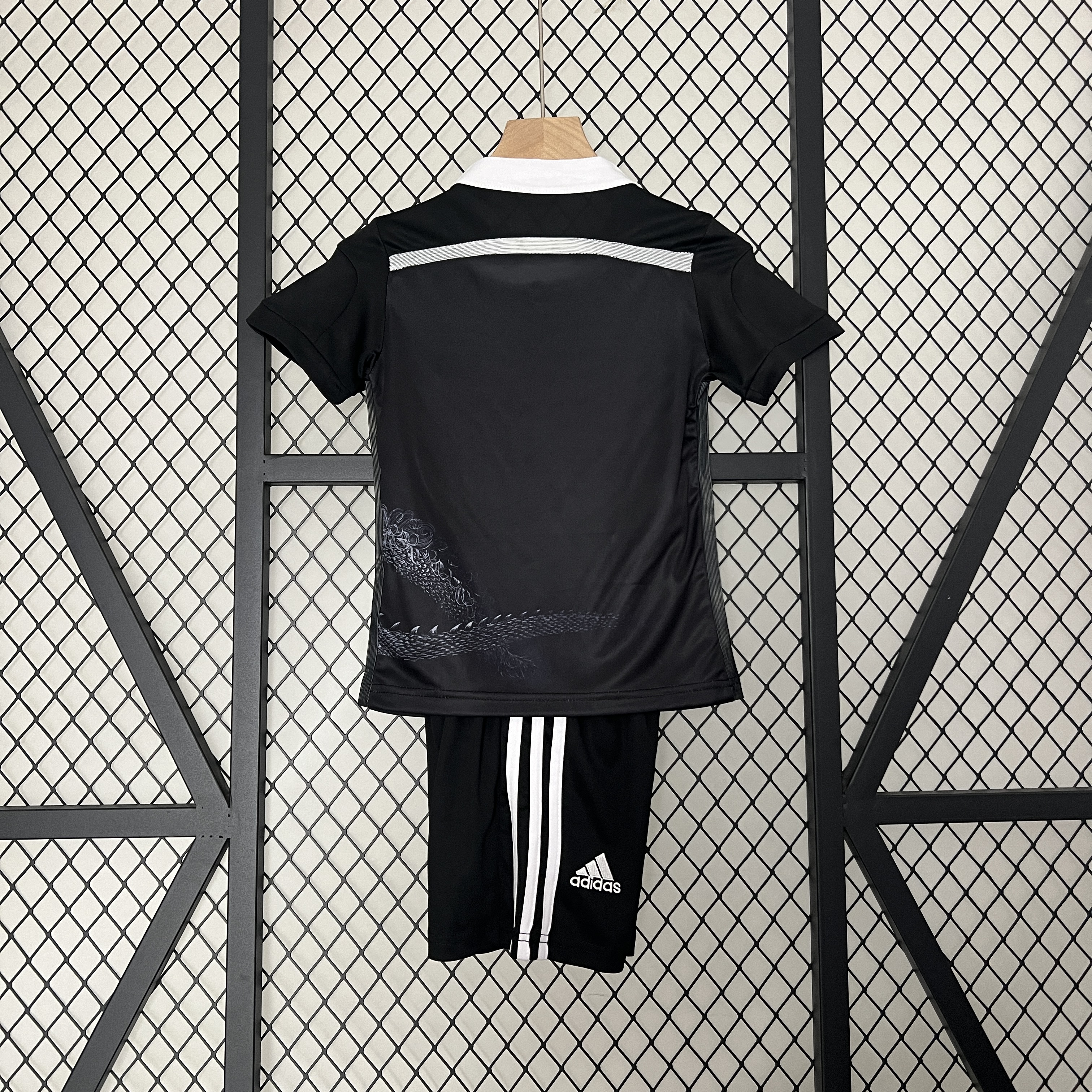 Retro 14-15 Real Madrid Third Kids Kit/14-15皇马第二客场童装