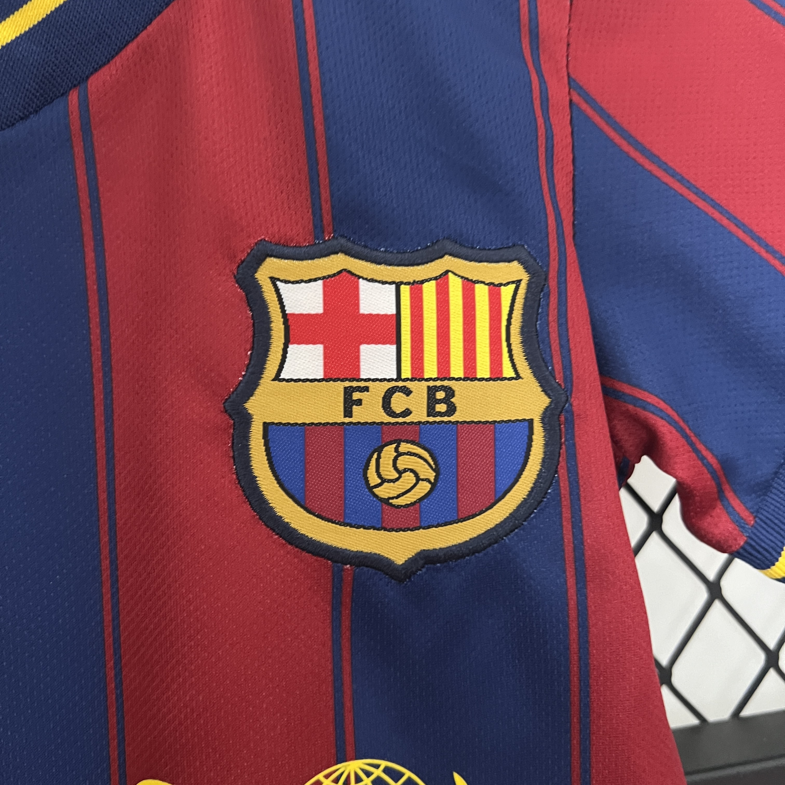 Retro 09-10 Barcelona Home Kids Kit/09-10巴萨主场童装
