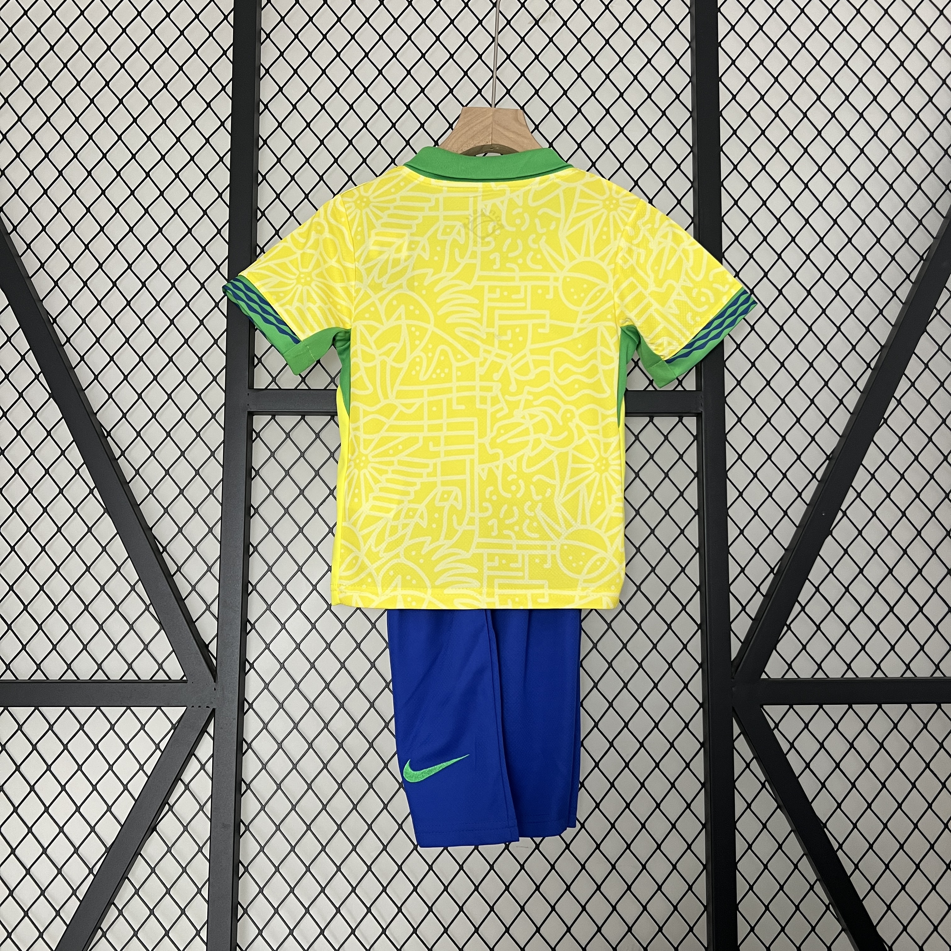2024 Brazil Home Kids Kit/2024巴西主场童装