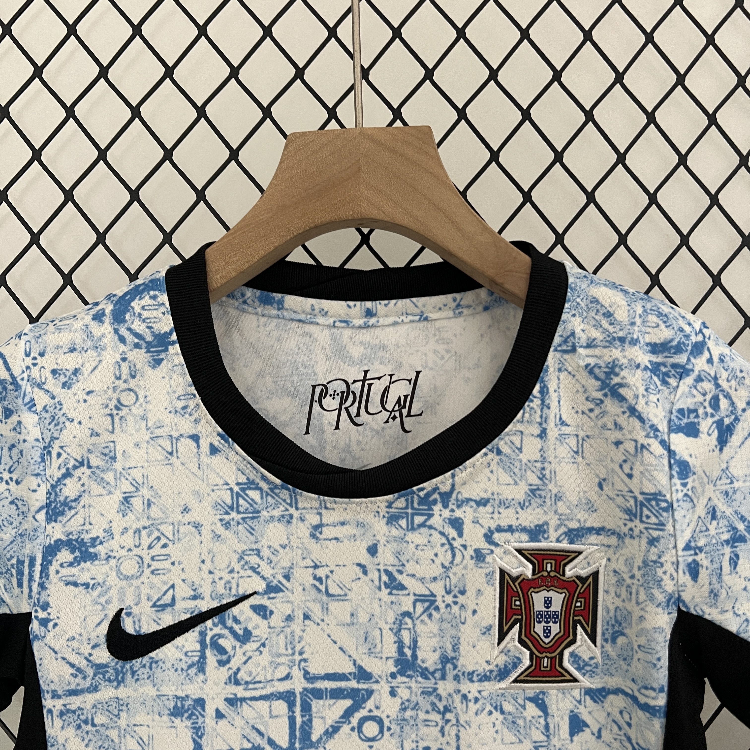 2024 Portugal Away Kids Kit/2024葡萄牙客场童装