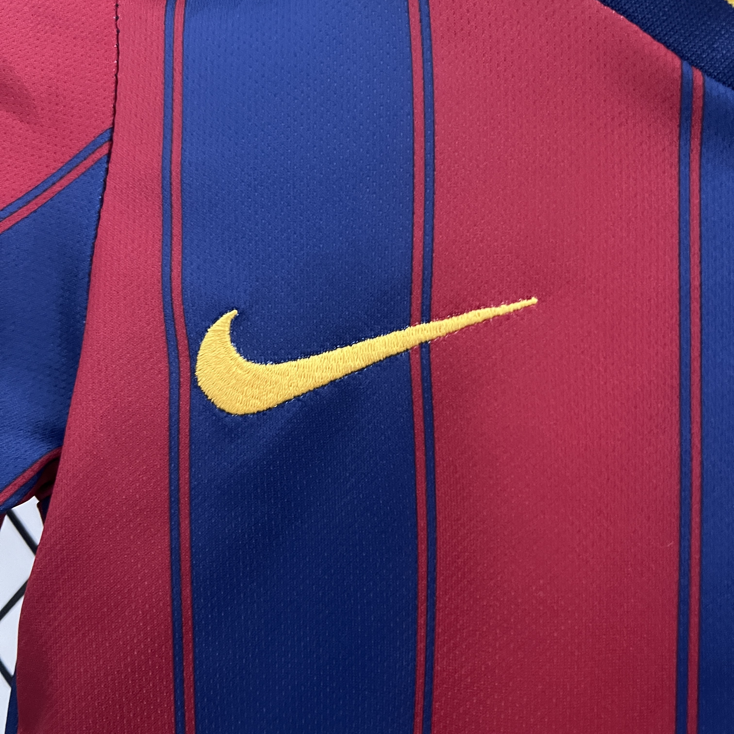Retro 09-10 Barcelona Home Kids Kit/09-10巴萨主场童装